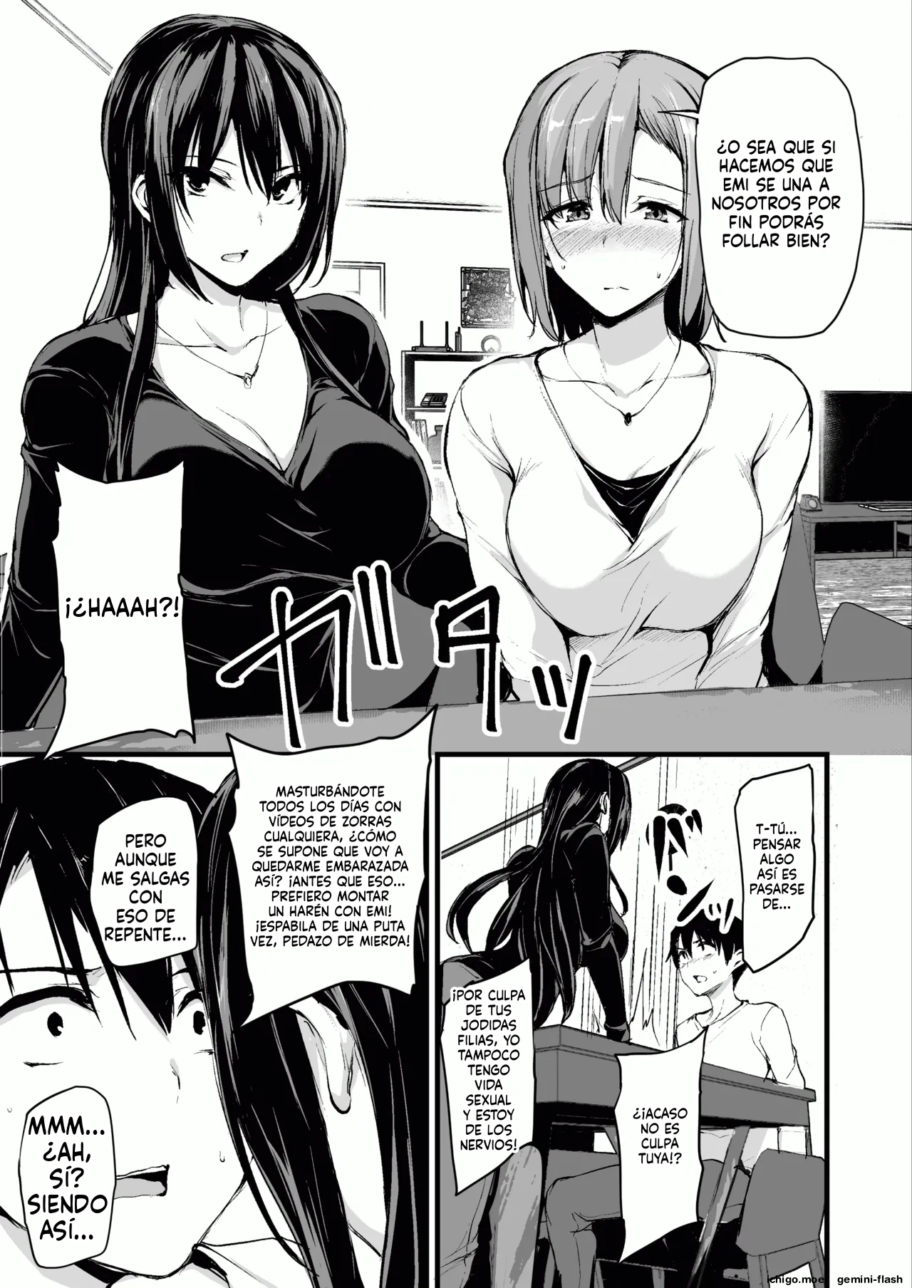 Kyonyuu ga 2-ri inai to bokki shinai otto no tame ni tomodachi o tsurete kita tsuma  MTL page 6 full