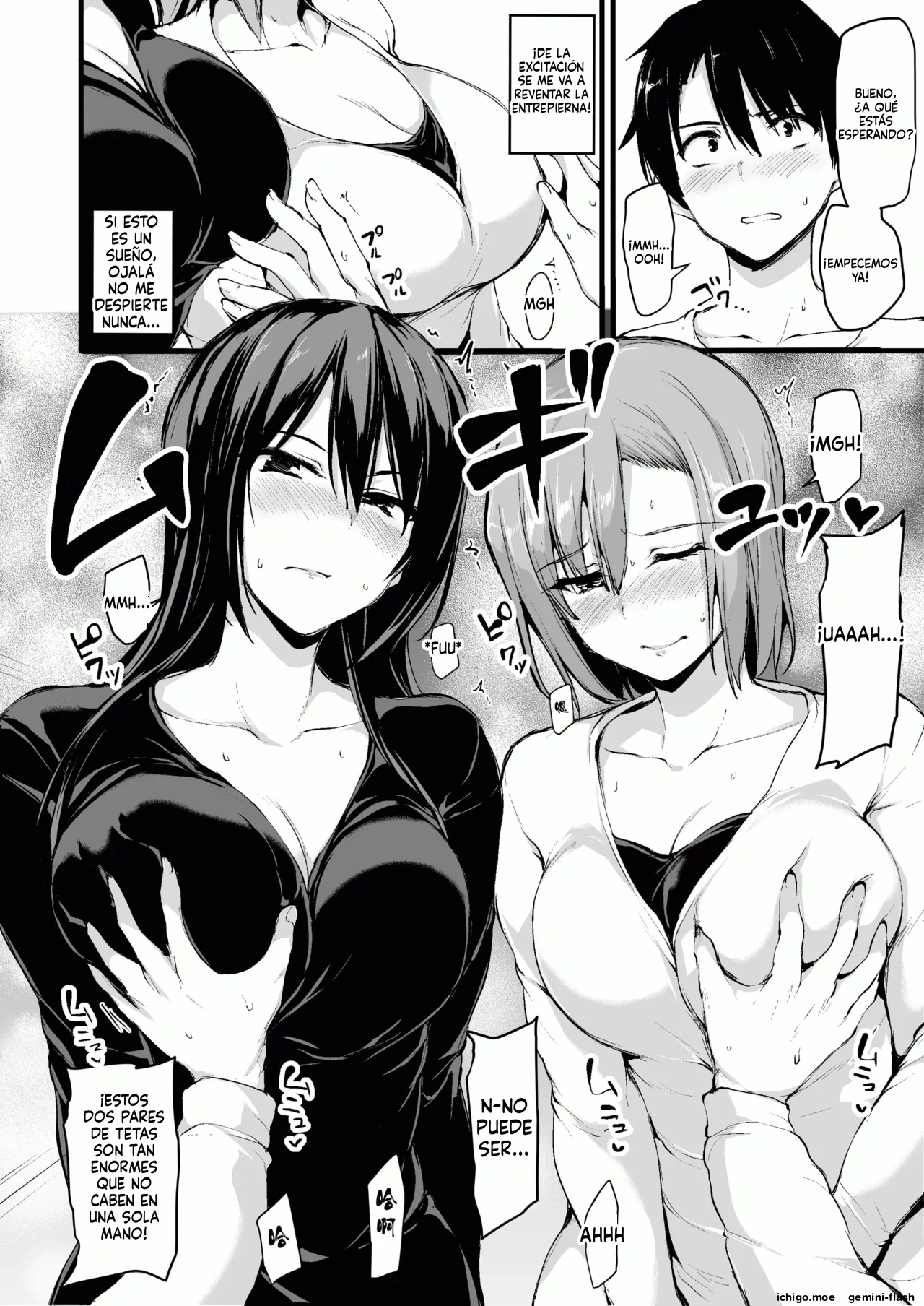 Kyonyuu ga 2-ri inai to bokki shinai otto no tame ni tomodachi o tsurete kita tsuma  MTL page 9 full