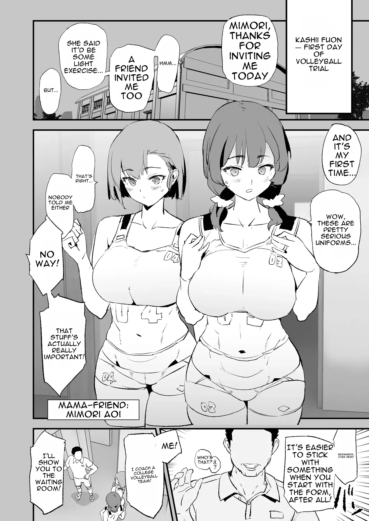 Mama-san Volley de Mama Onaho Kaimakusen to Kesshousen! | Turning the Volleyball Mamas into Onaholes — Opening Match &amp; Championship Match! page 9 full