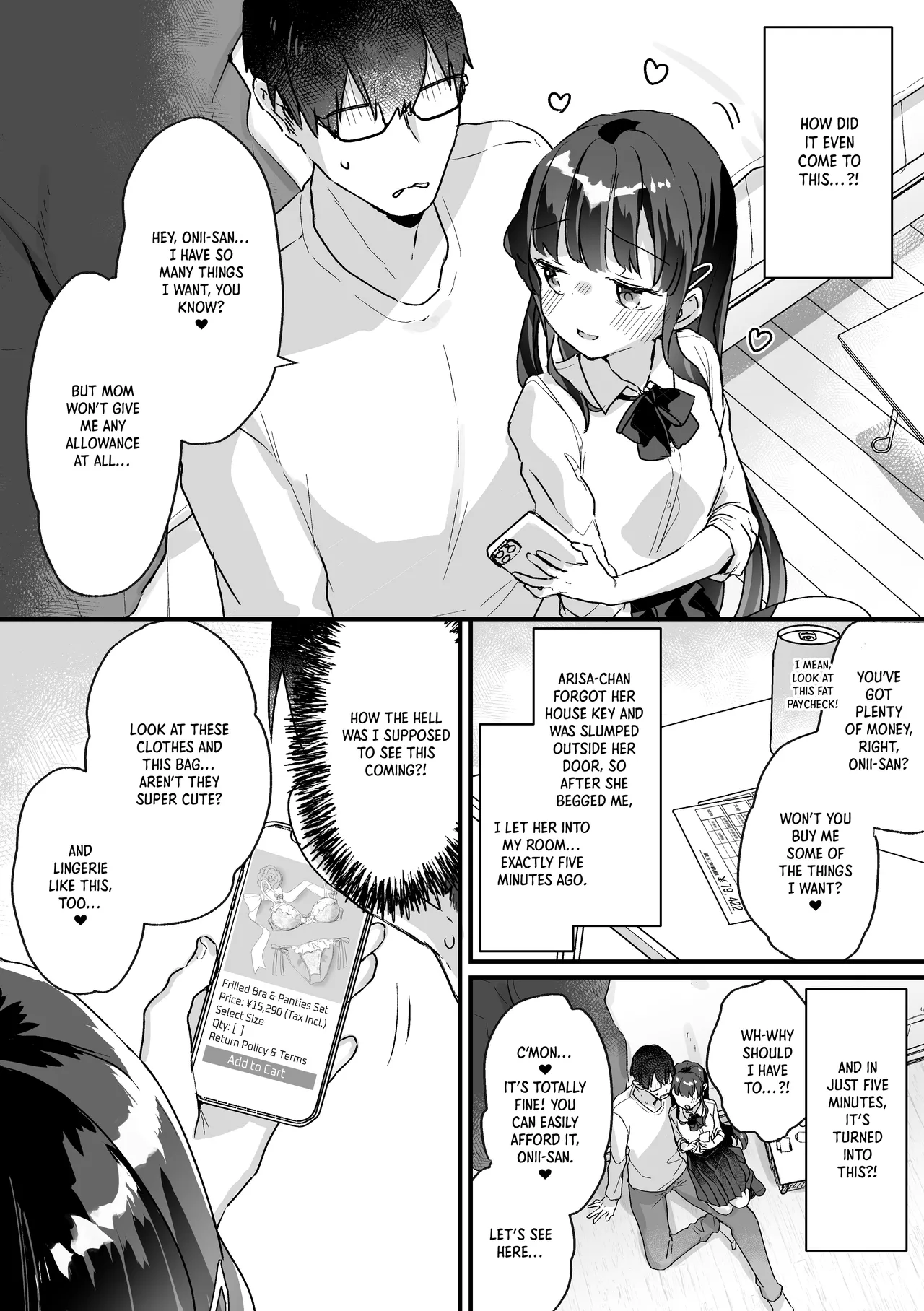 Seiso na Ero Mesugaki JK ni Nante Makeru Hazu Nai ga? ※Makemasu｜Like I'd Ever Lose to a Wholesome But Slutty Bratty JK! Spoiler: I totally lose page 3 full