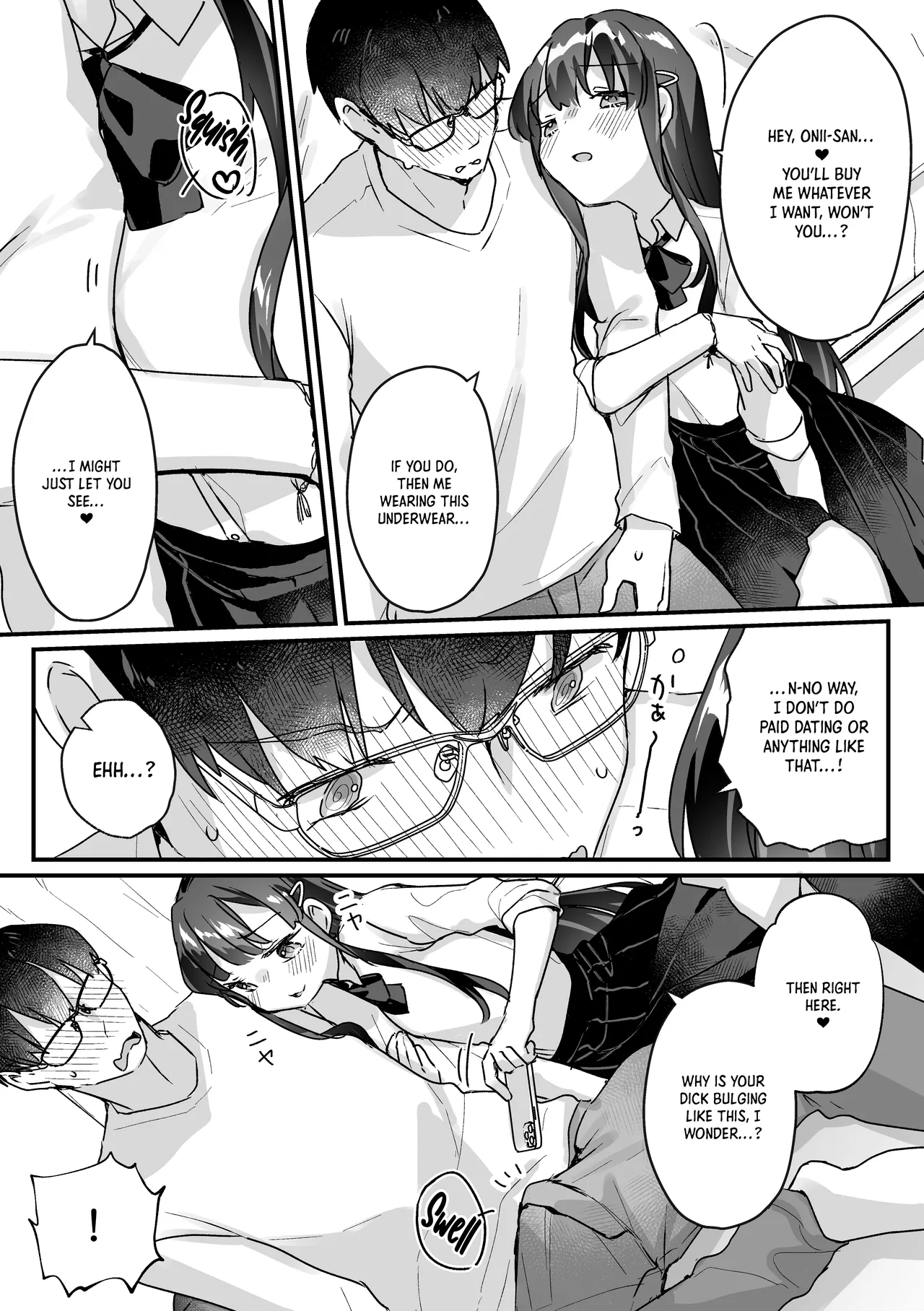 Seiso na Ero Mesugaki JK ni Nante Makeru Hazu Nai ga? ※Makemasu｜Like I'd Ever Lose to a Wholesome But Slutty Bratty JK! Spoiler: I totally lose page 4 full