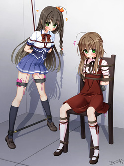 【コミッションR18♂】あゅ＆いまり拘束電マ責め 仲見斬音