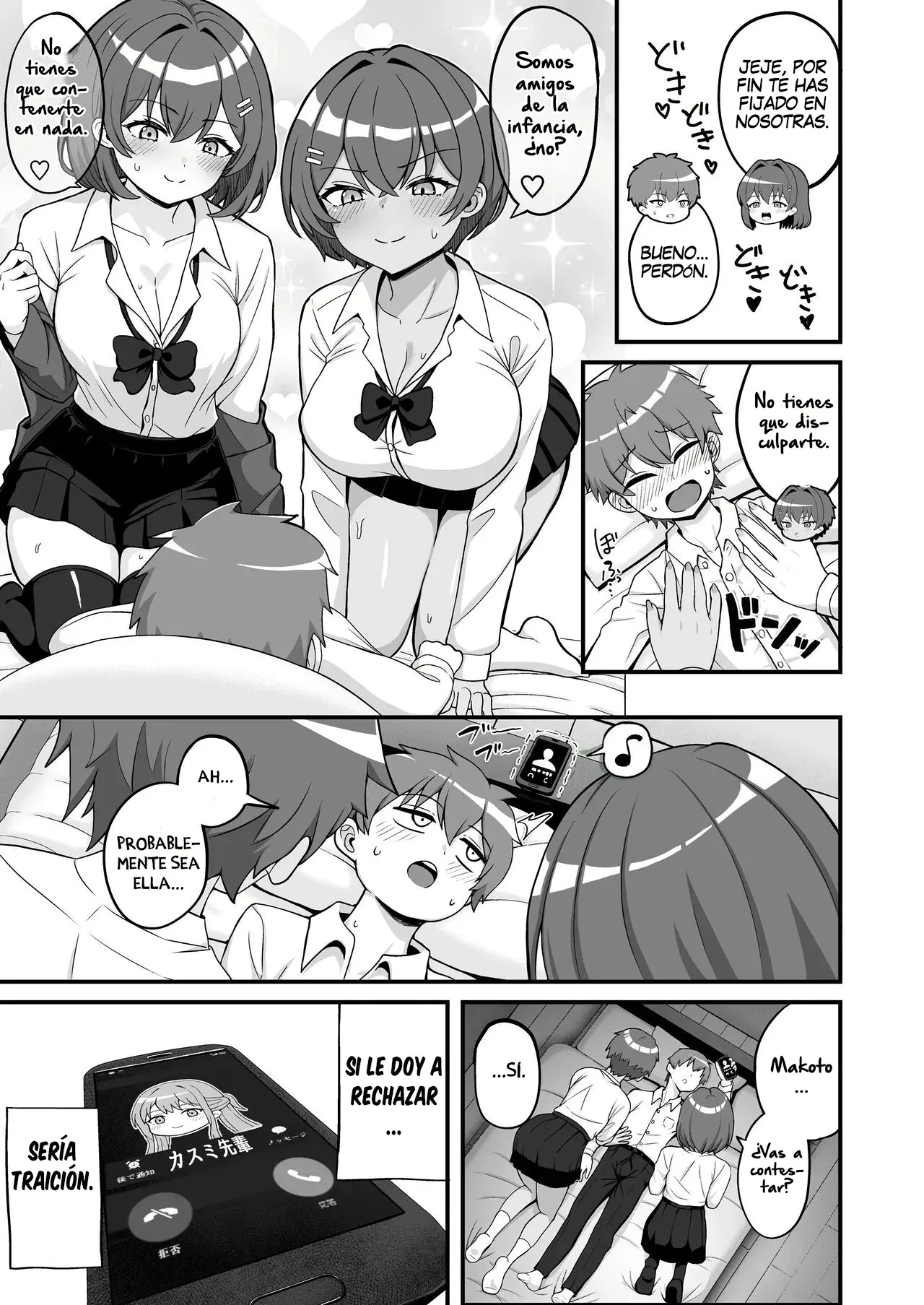 Futago Osananajimi wa Omae o Yurusanai｜Tus Amigas Gemelas de la Infancia Nunca te lo Perdonarán page 10 full