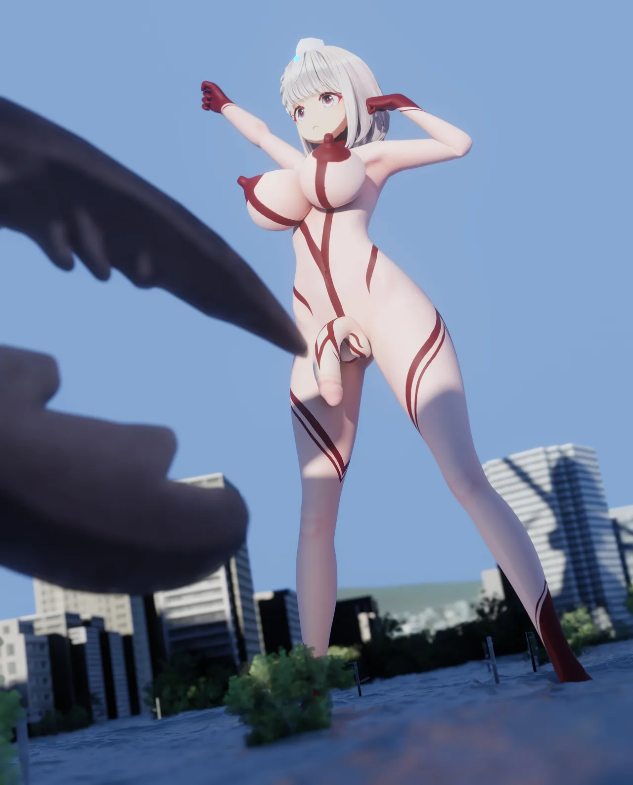 女奥特曼：秘密大暴露！？无敌的UltraFuta被螃蟹侵略者发现了弱点！？ page 10 full
