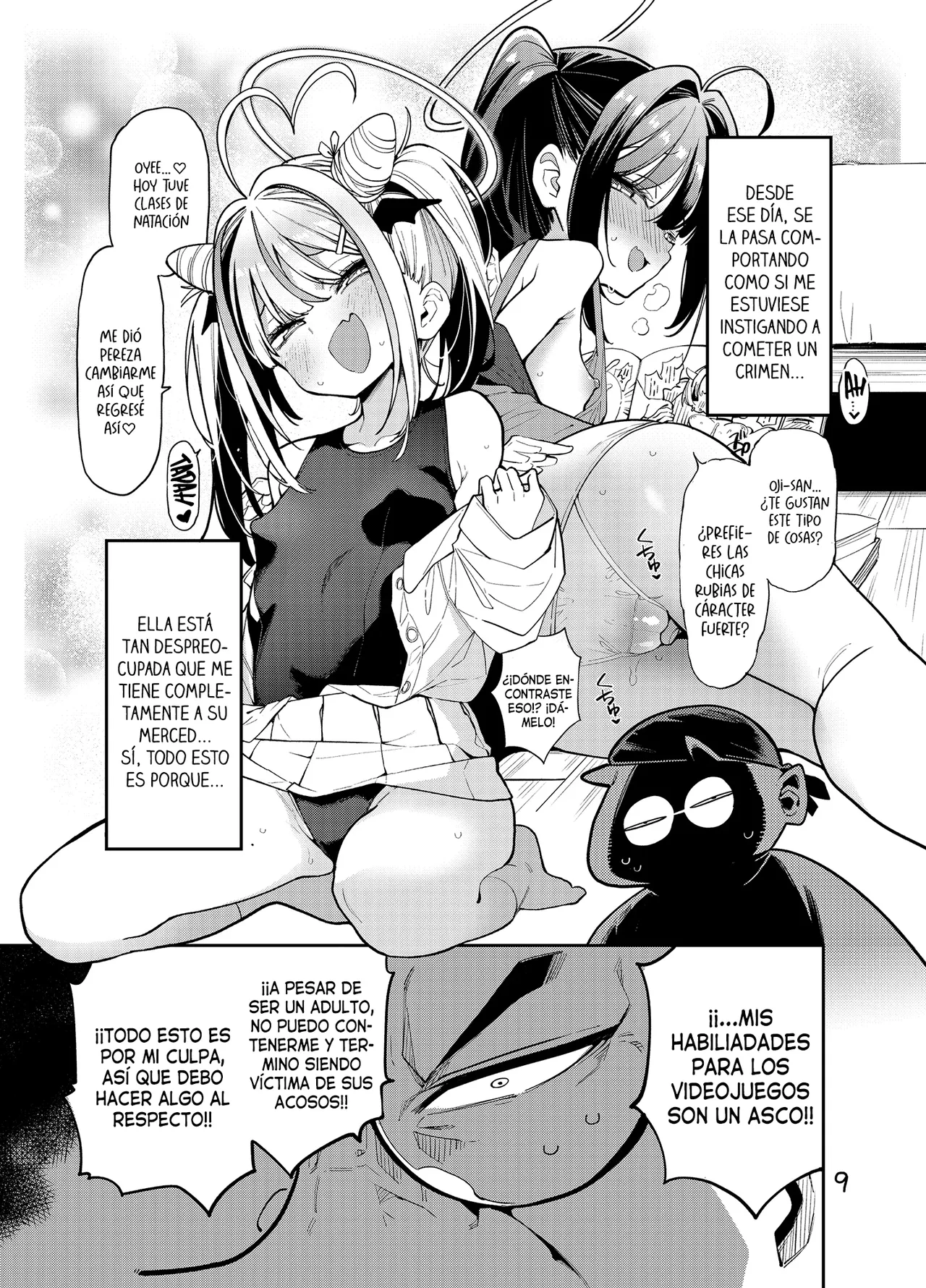Yowayowa Chinpo Oji-san no Mesugaki Kouryakuhou | Guía♥ de Oji-san y su patético pene para derrotar a la mocosa malcriada page 10 full