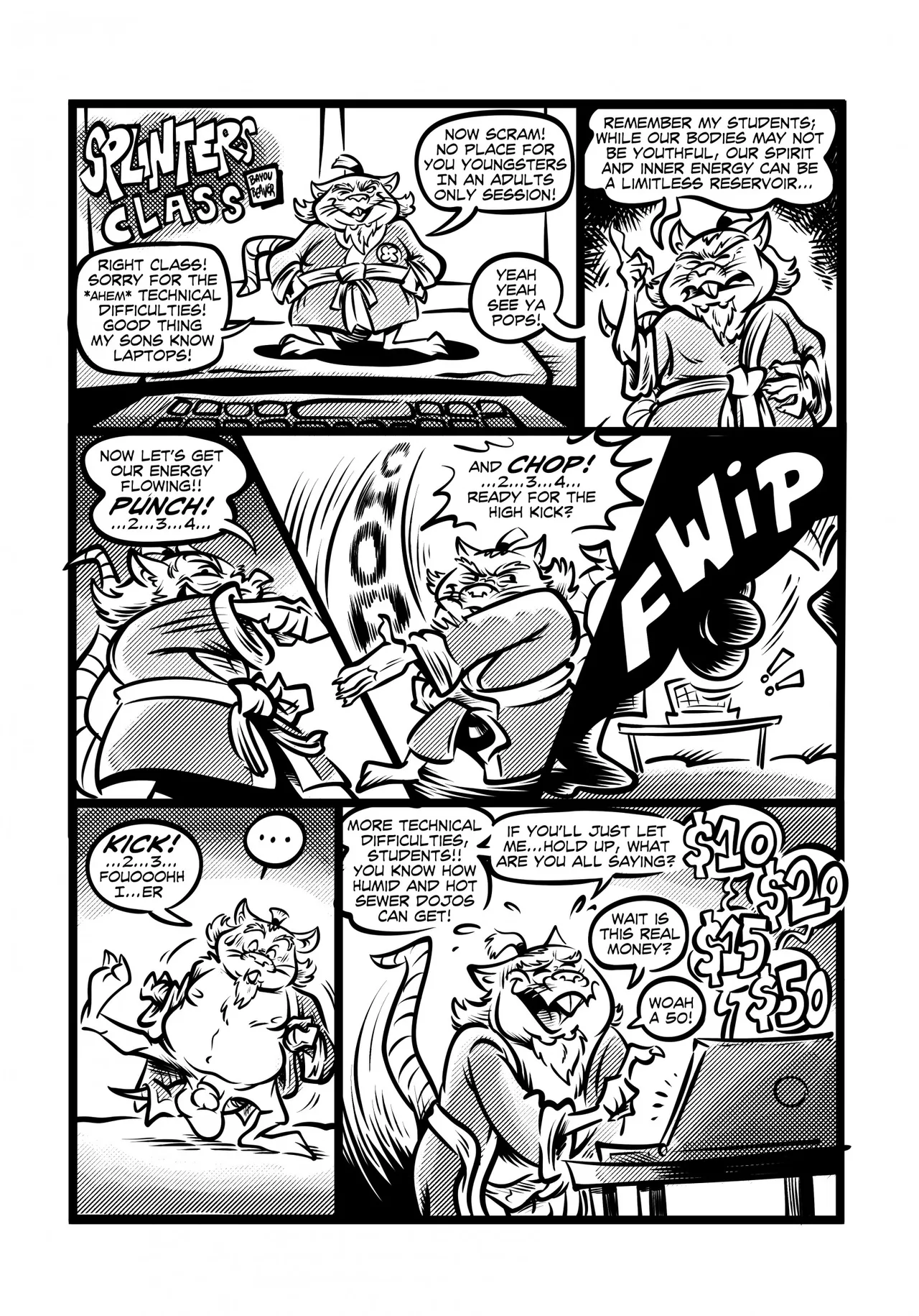Splinters' Class page 1 full
