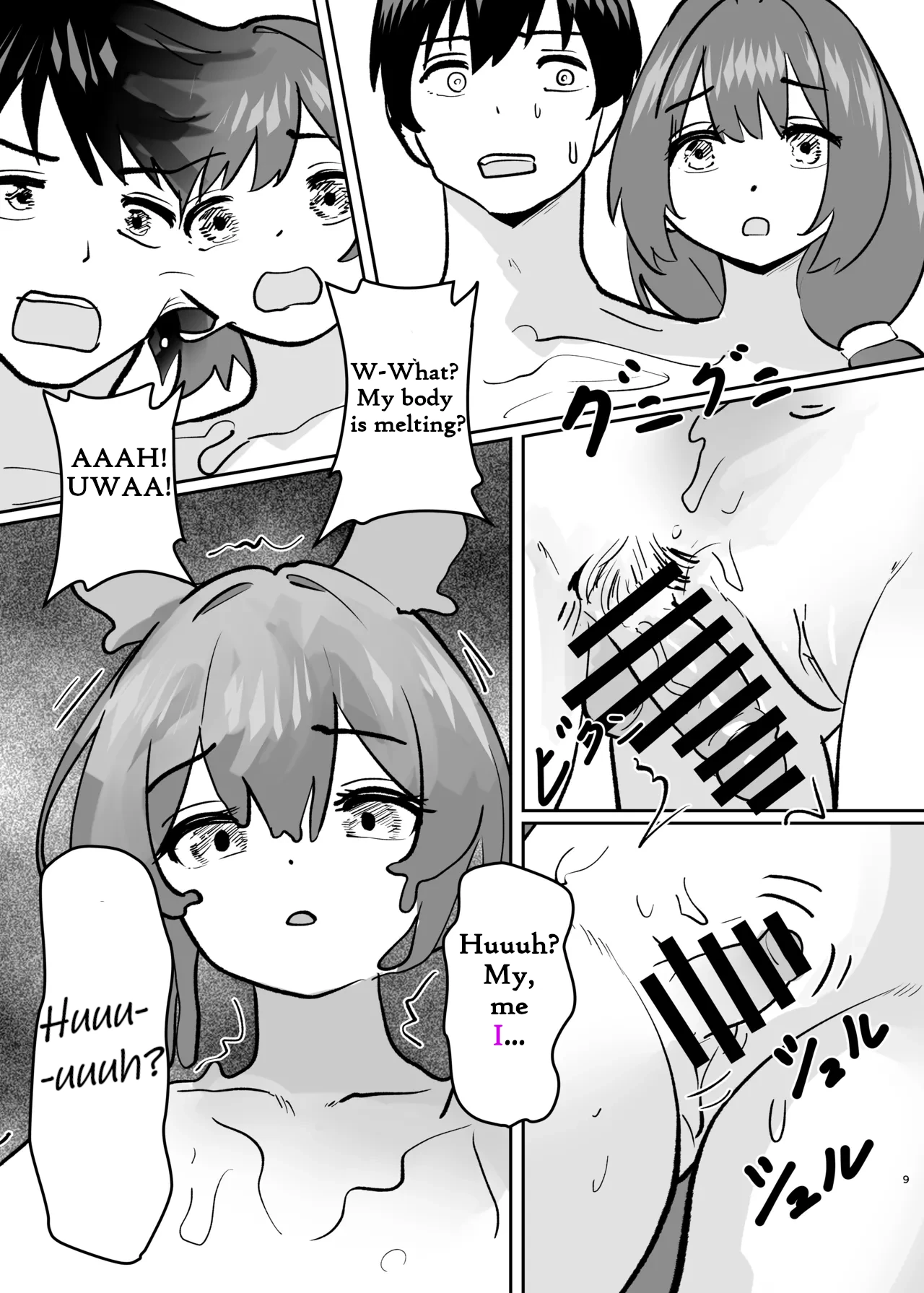 My body split into two sisters TSF page 10 full