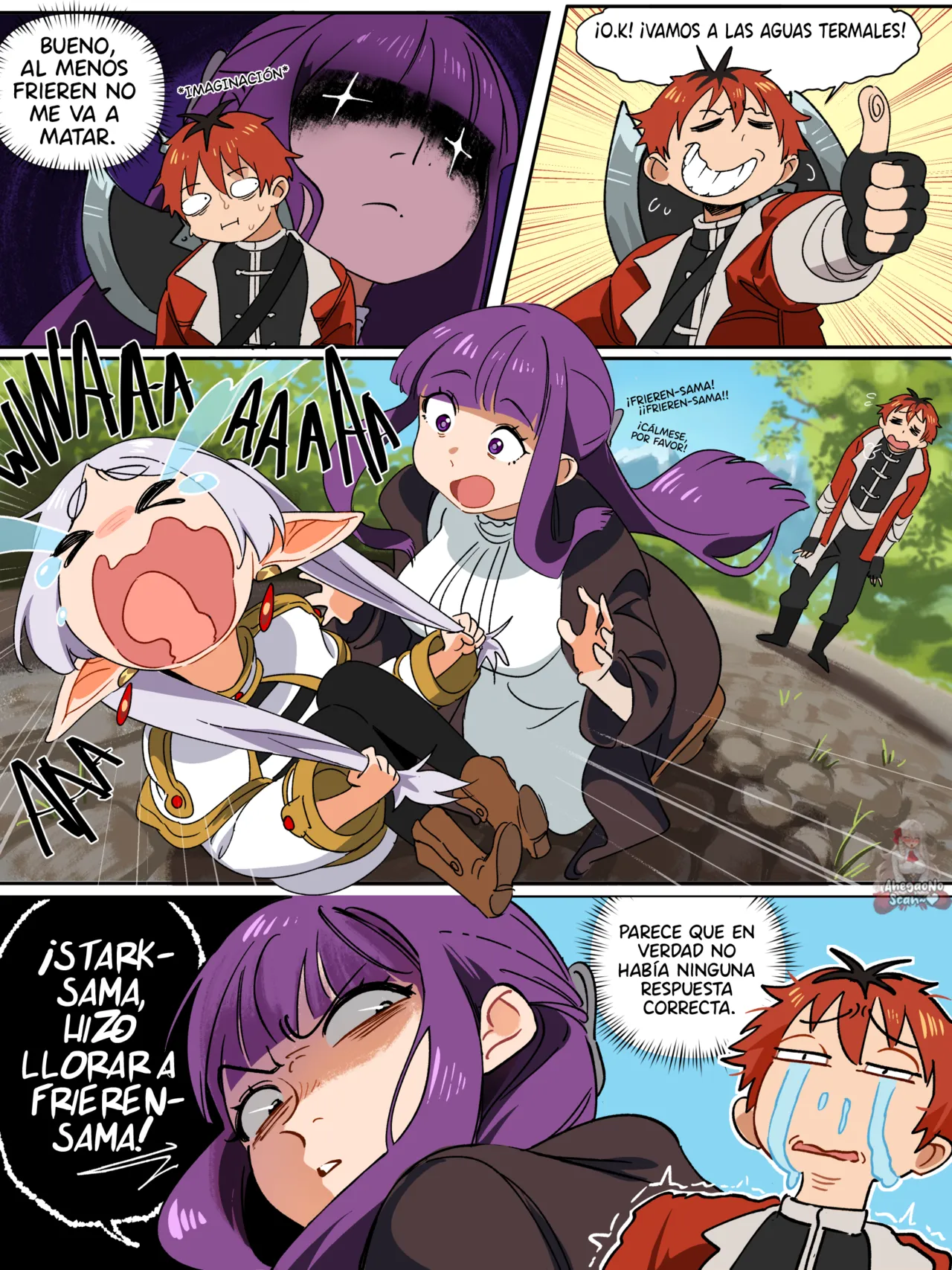 Frieren doujinshi  ESPAÑOL page 4 full