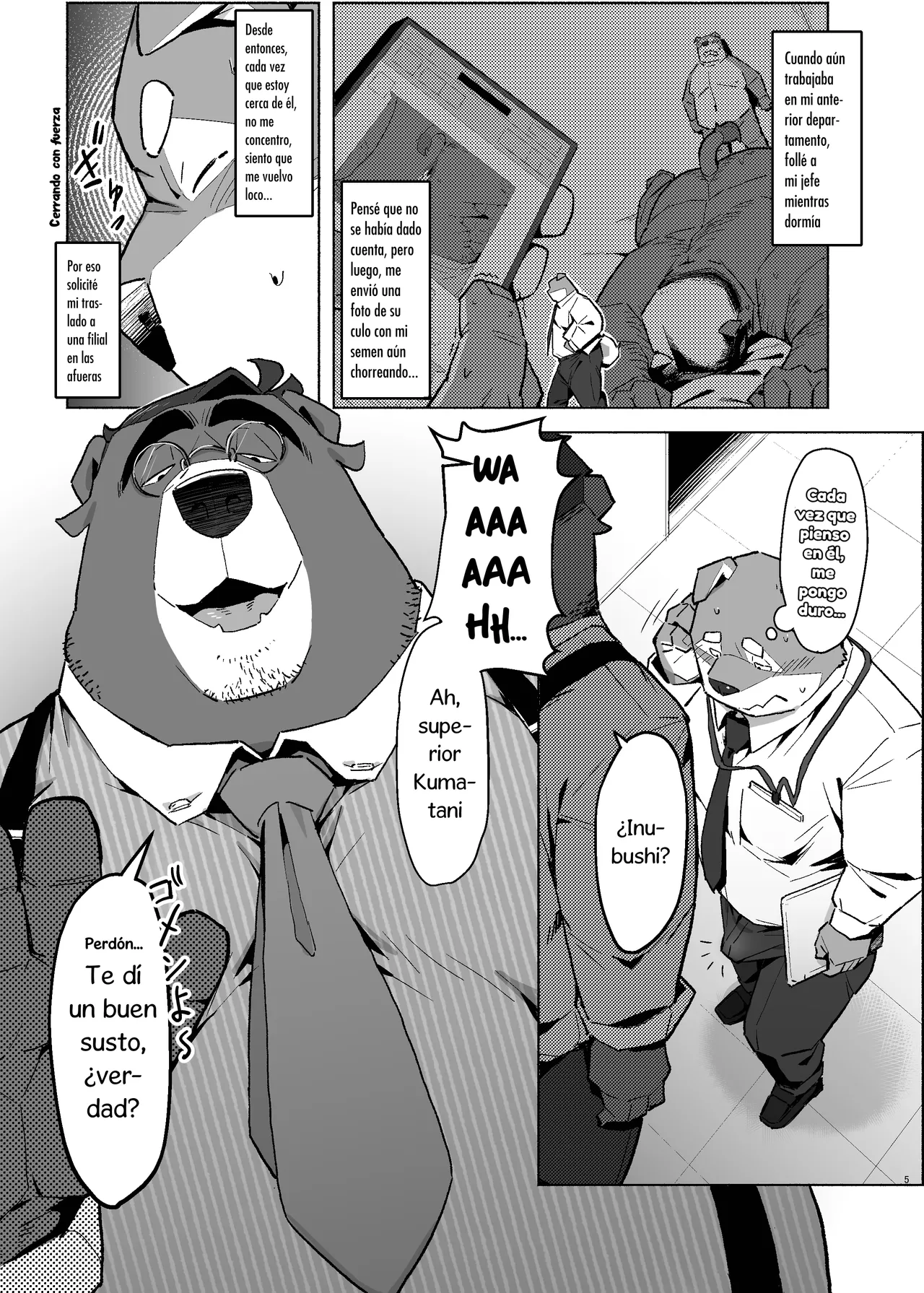 ¡Quiero Verle "Sus Partes" a mi Apestoso Jefe Jabalí Maduro! 2 page 3 full