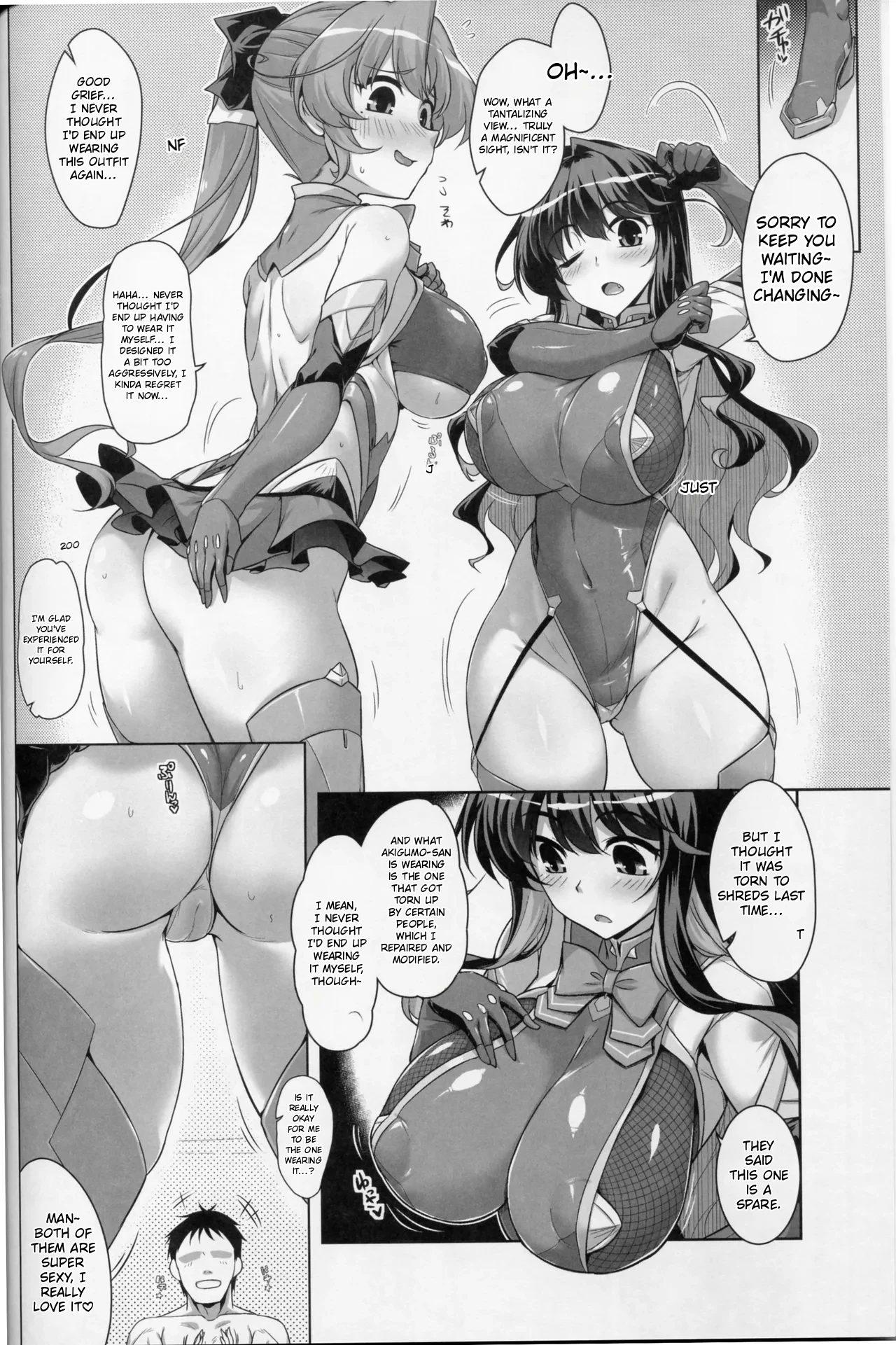 Milky DD Naganami &amp; Akigumo W shooting page 3 full