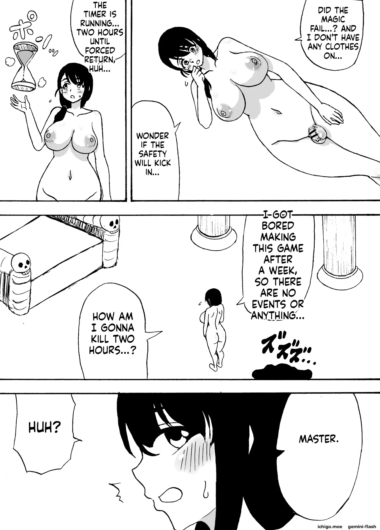 Jisaku Gemu no Sekai de Mao ni Paizuri Shitemorau Hanashi page 4 full