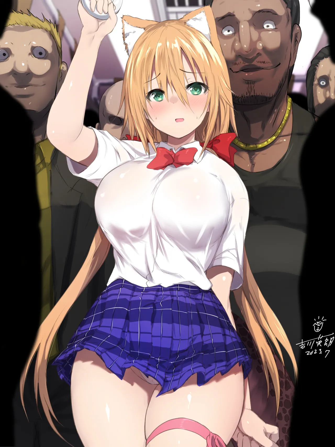 【FULL】続・満員電車で大変なことになっちゃう制服菫IF_前編（全11枚） page 1 full