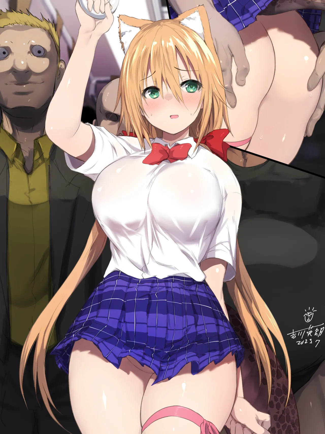 【FULL】続・満員電車で大変なことになっちゃう制服菫IF_前編（全11枚） page 4 full