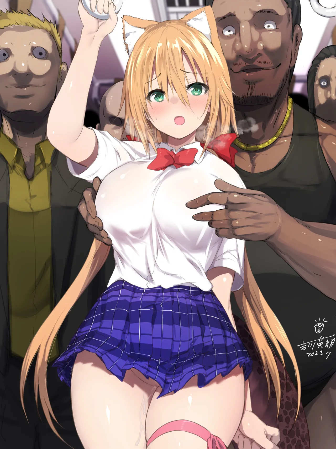 【FULL】続・満員電車で大変なことになっちゃう制服菫IF_前編（全11枚） page 5 full