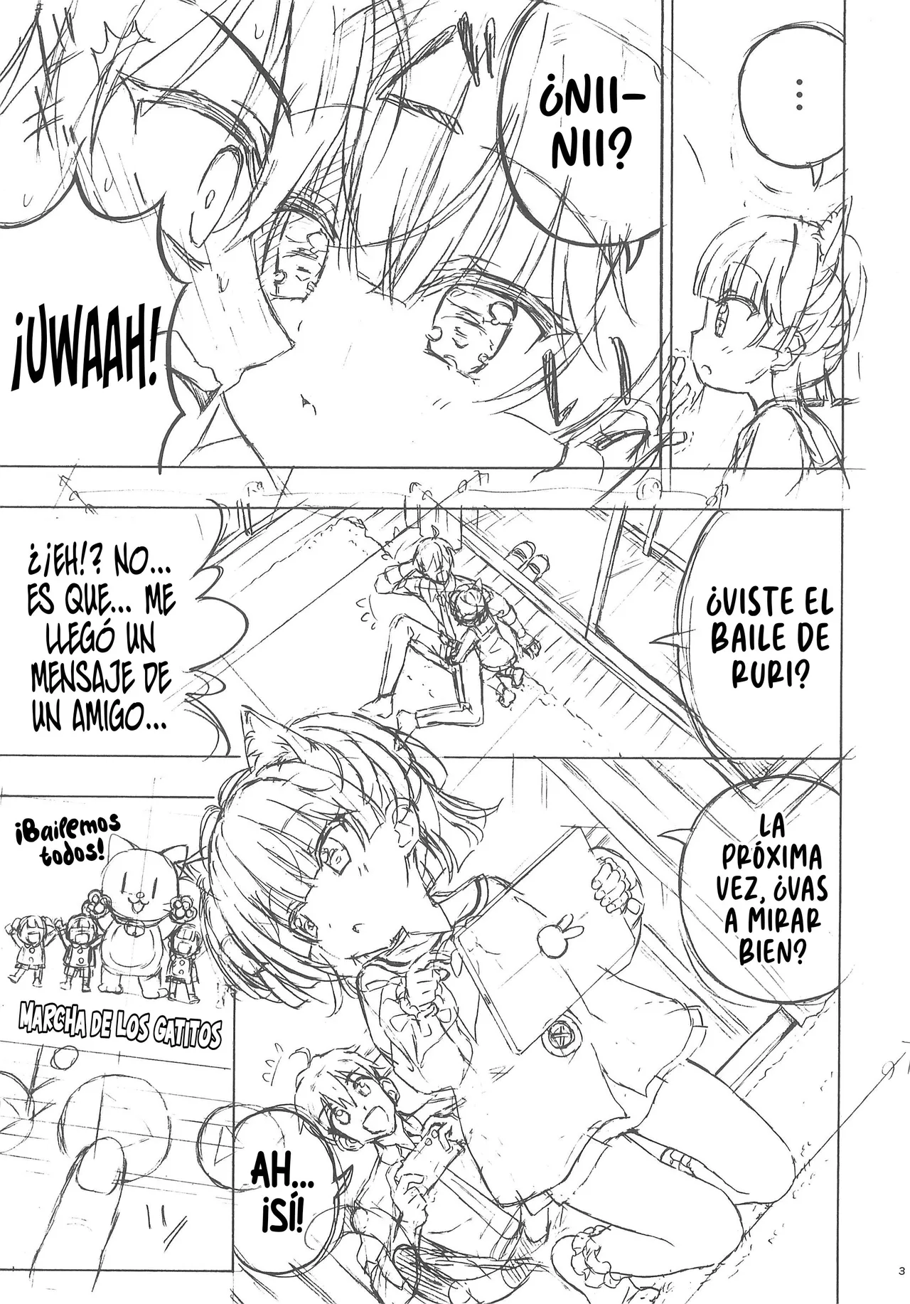 Asobo, Niini Tanpen Mite Mite Niini Junbi-gou | Vamos a jugar Nii-nii – Historia corta: Mira, mira, Nii-nii . page 3 full