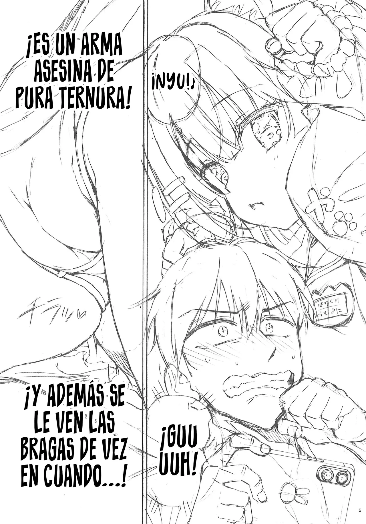 Asobo, Niini Tanpen Mite Mite Niini Junbi-gou | Vamos a jugar Nii-nii – Historia corta: Mira, mira, Nii-nii . page 5 full