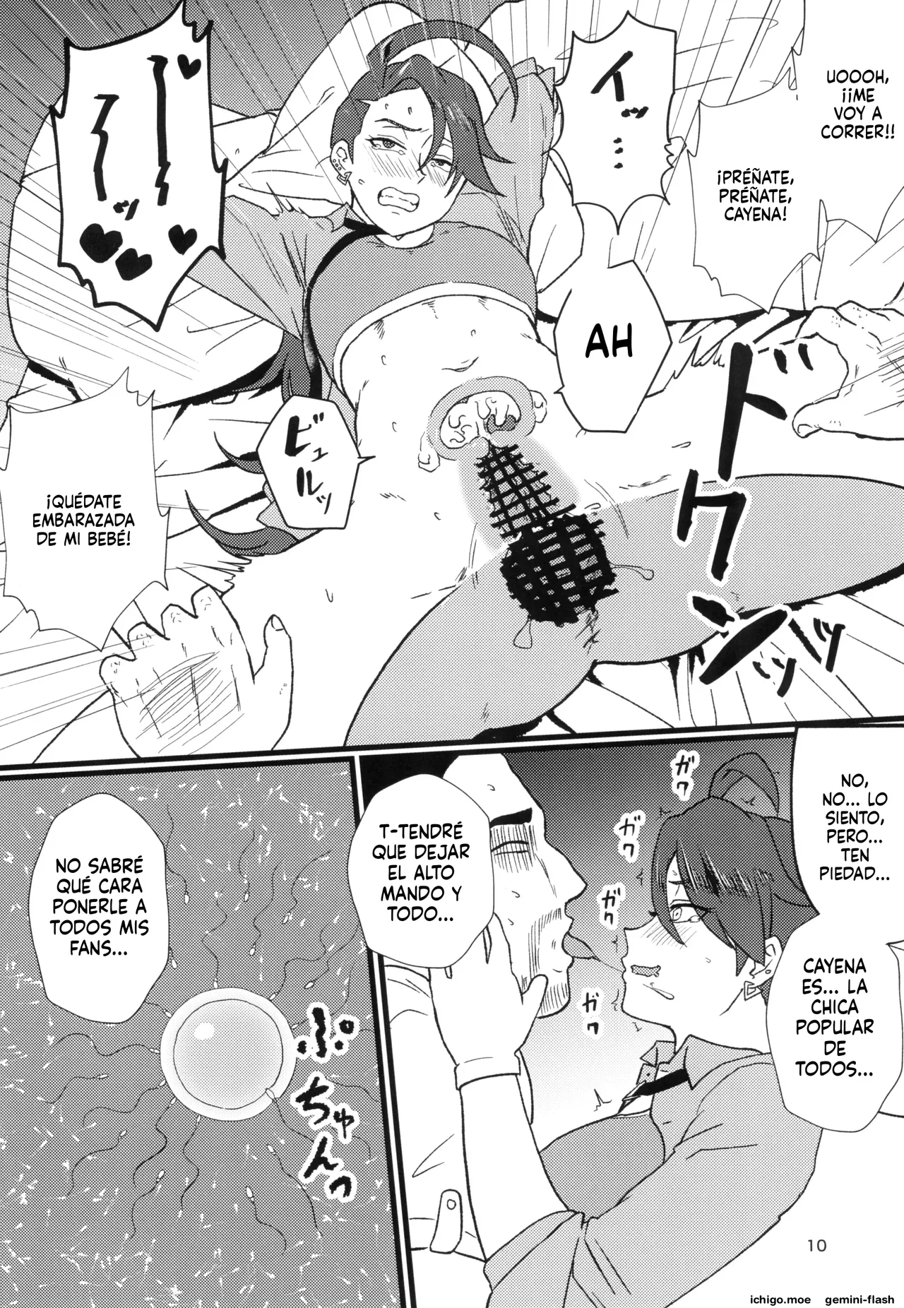 Rika-chan Sleeper Tsukai no Ojisan Trainer Seishi de Ninshin Omedetou  MTL page 10 full
