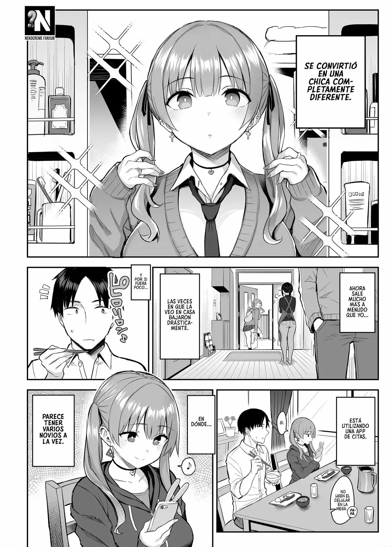 Ichibocchi  Moto InCha no Kyonyuu Yariman Imouto ga Erosugite, Onii-chan wa Mou...!! 1-3 | ¡¡Mi Hermanita Quien era una Comelibros se Convirtió en una Puta de grandes Tetas...!! 1-4 page 5 full