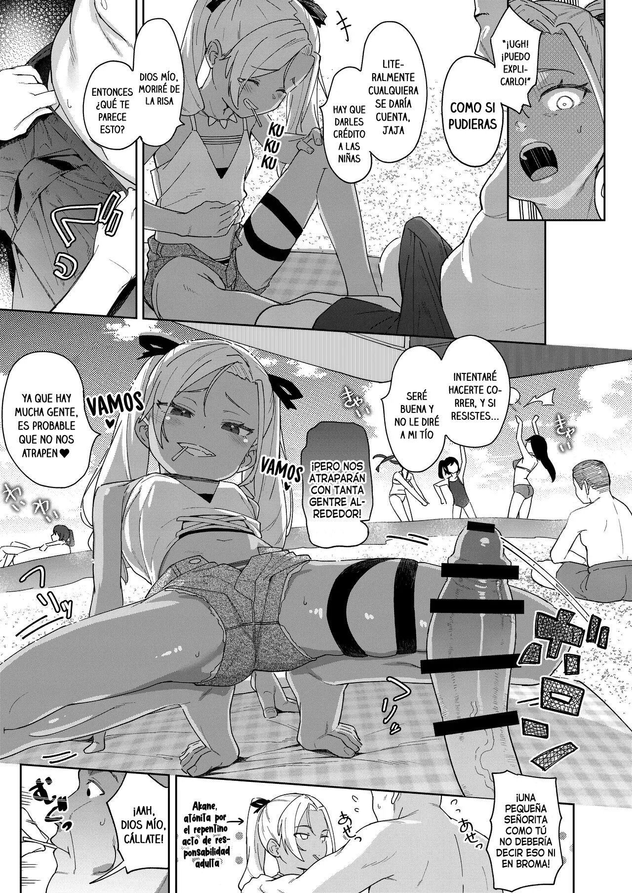 Musume no Tomodachi no Mesugaki ni Okasaremashita 4 | Fui violado por una mocosa que es amiga de mi hija 4 page 6 full