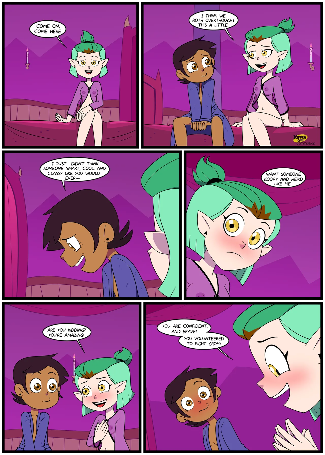 Enchanting Grom Fright- Alternate Ending. page 8 full