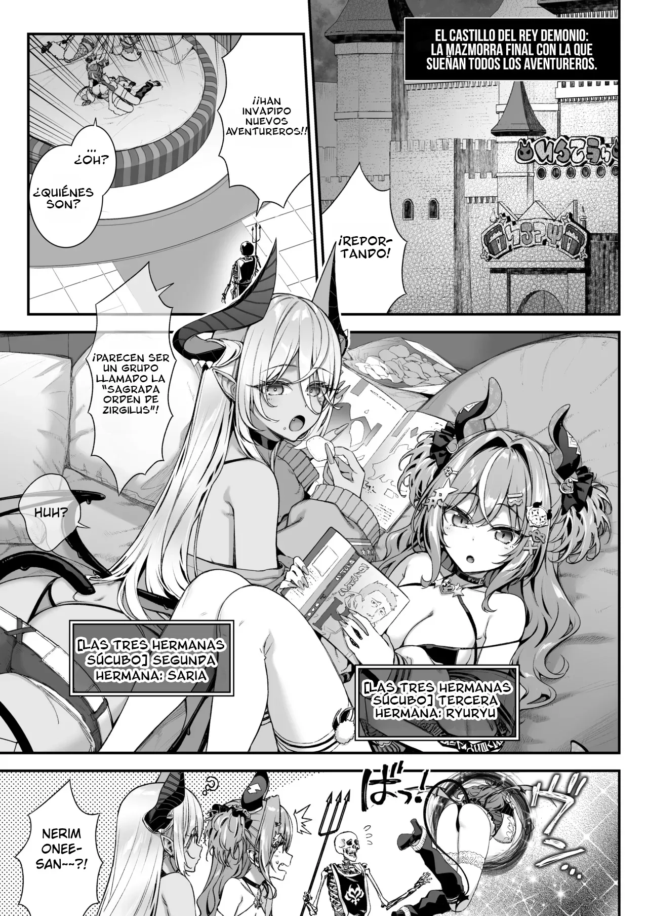 Maoujou no Succubus 2 ~VS. Seikishi~ | The Demon King's Succubusses 2 〜VS. Holy Knight〜 page 2 full