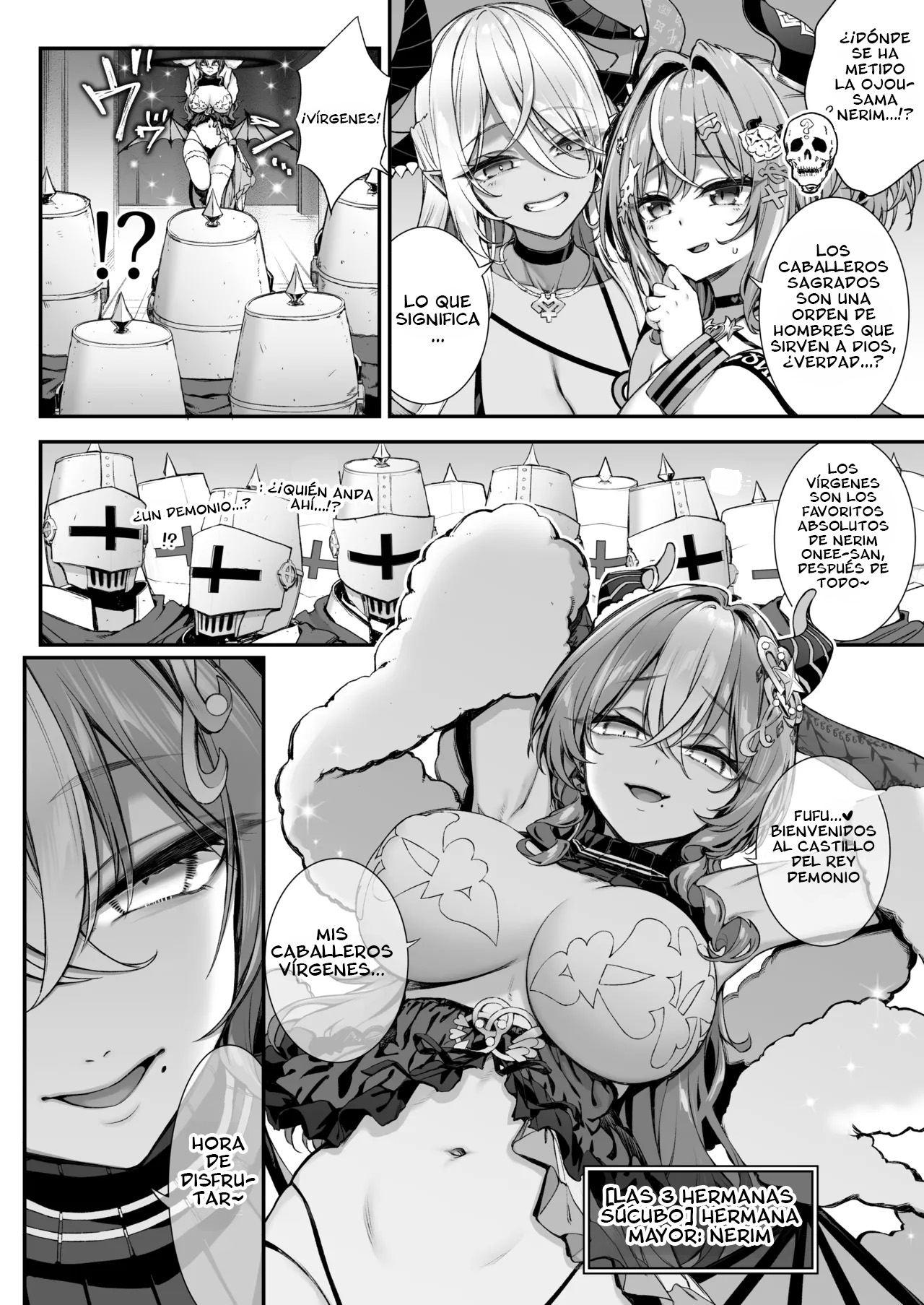 Maoujou no Succubus 2 ~VS. Seikishi~ | The Demon King's Succubusses 2 〜VS. Holy Knight〜 page 3 full