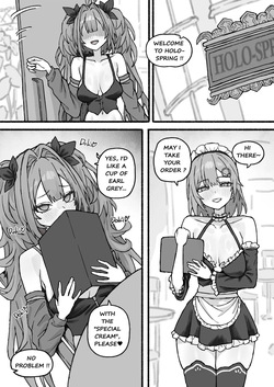 IRYS X AME Maid Cafe