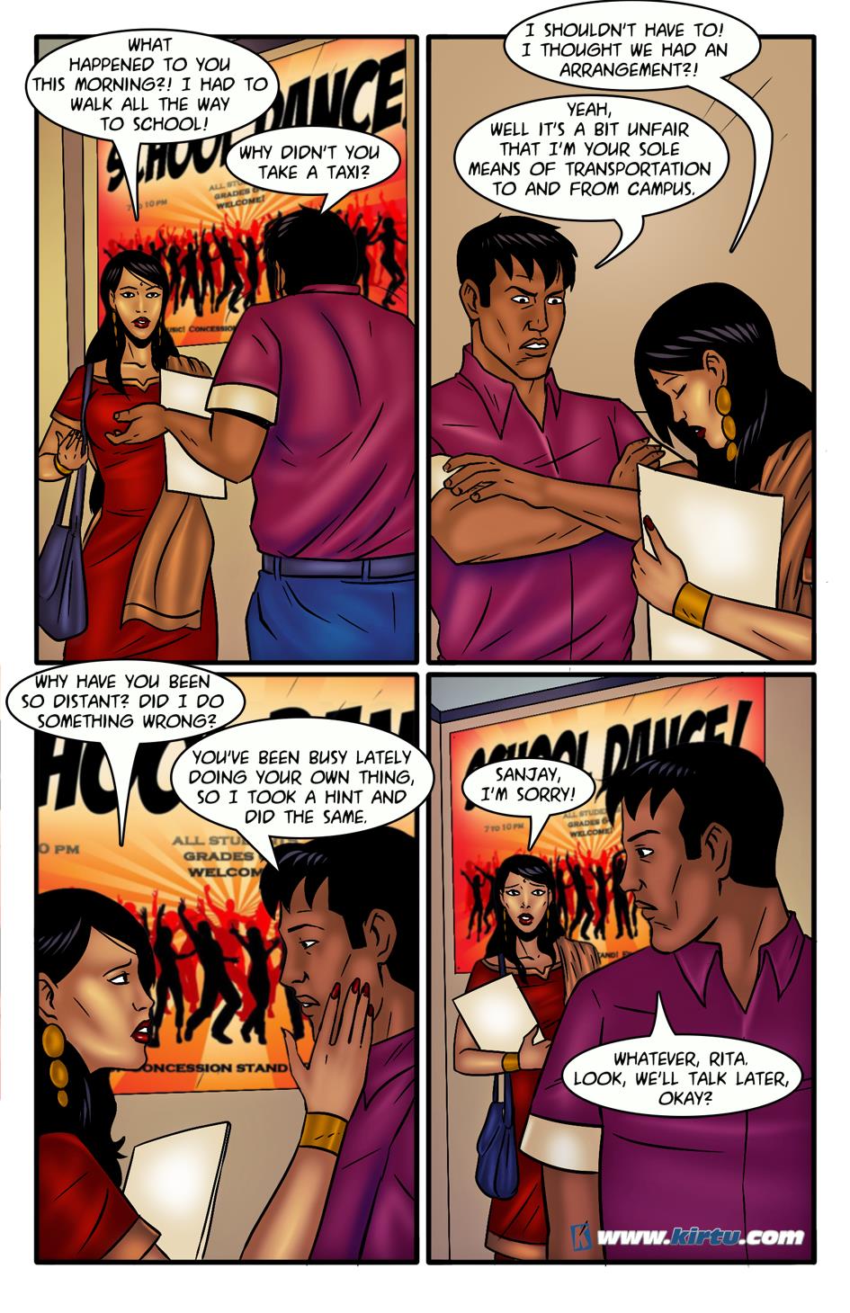 Miss Rita - Chapter 12 - The battle for Sanjay's heart and cock continues! page 5 full