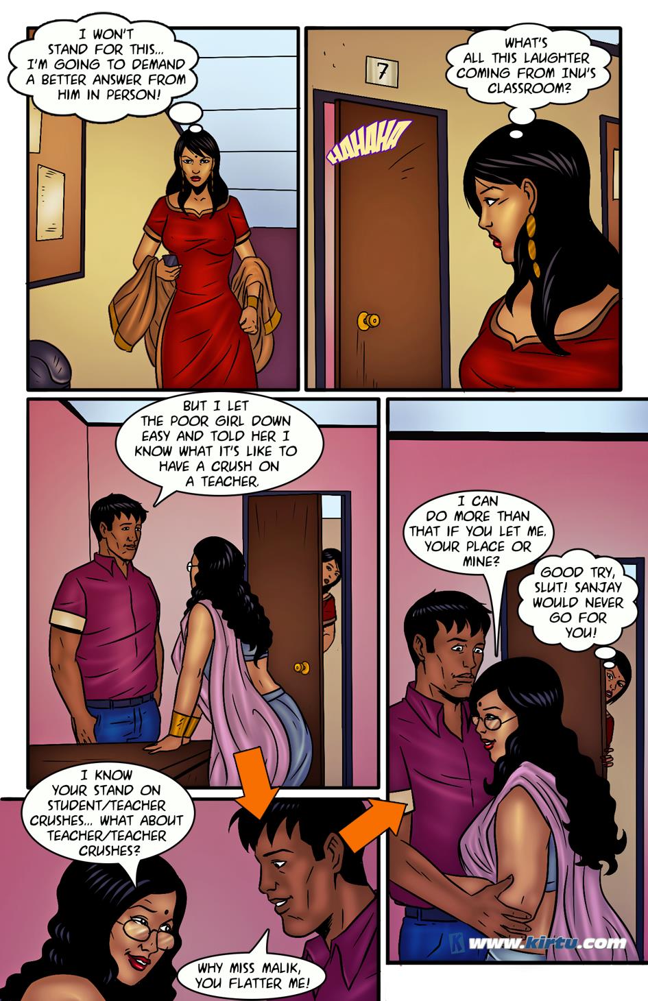Miss Rita - Chapter 12 - The battle for Sanjay's heart and cock continues! page 9 full