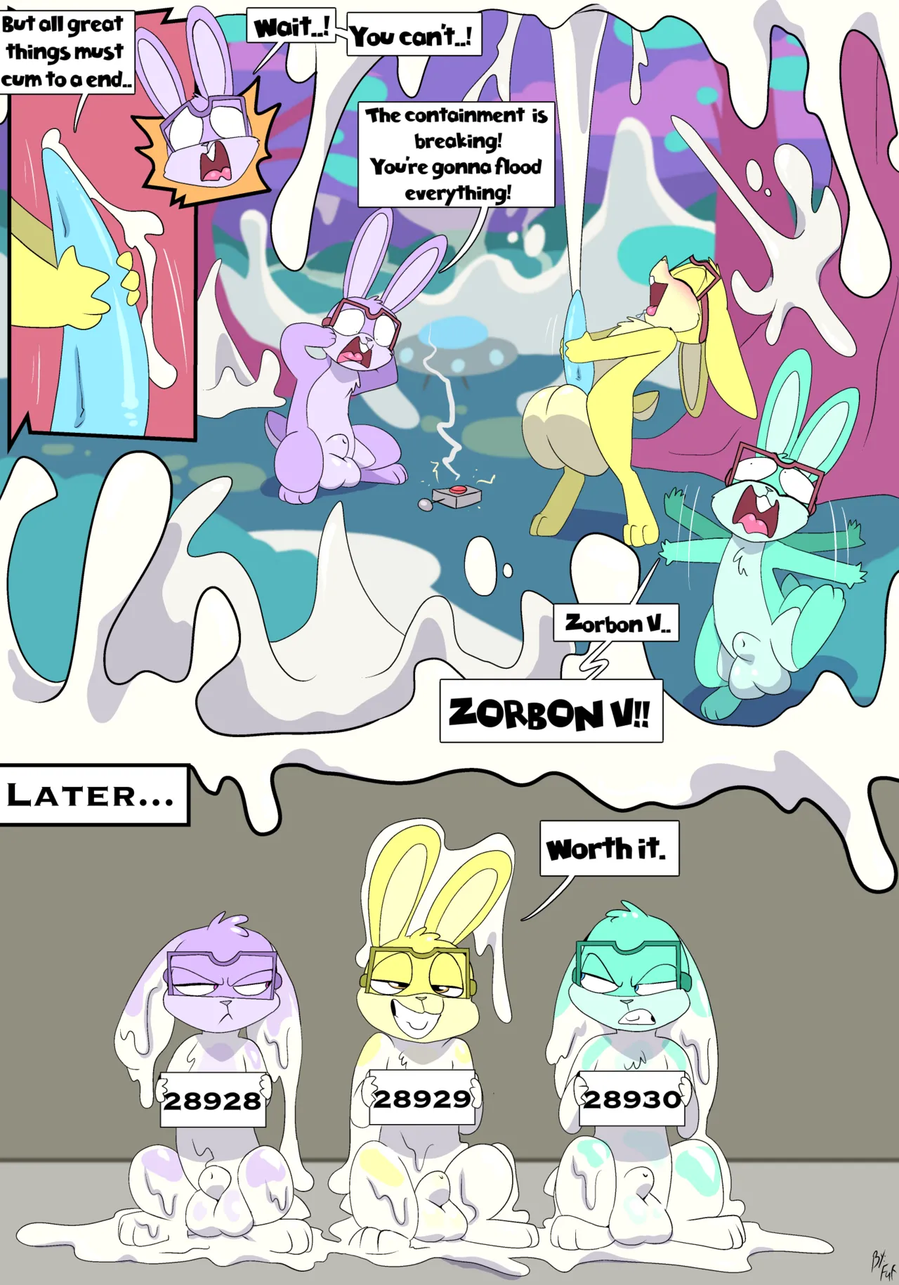 Bunnies in Space page 3 full