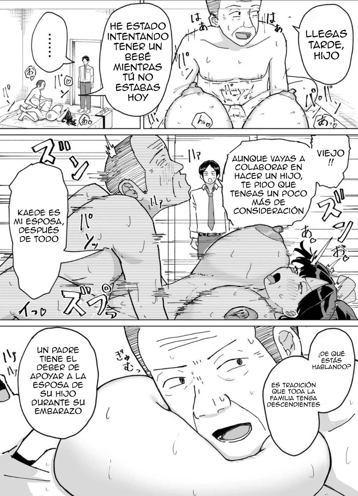 Kaede-san, una mujer casada, y su suegro tienen una tradición familiar de tener hijos page 4 full