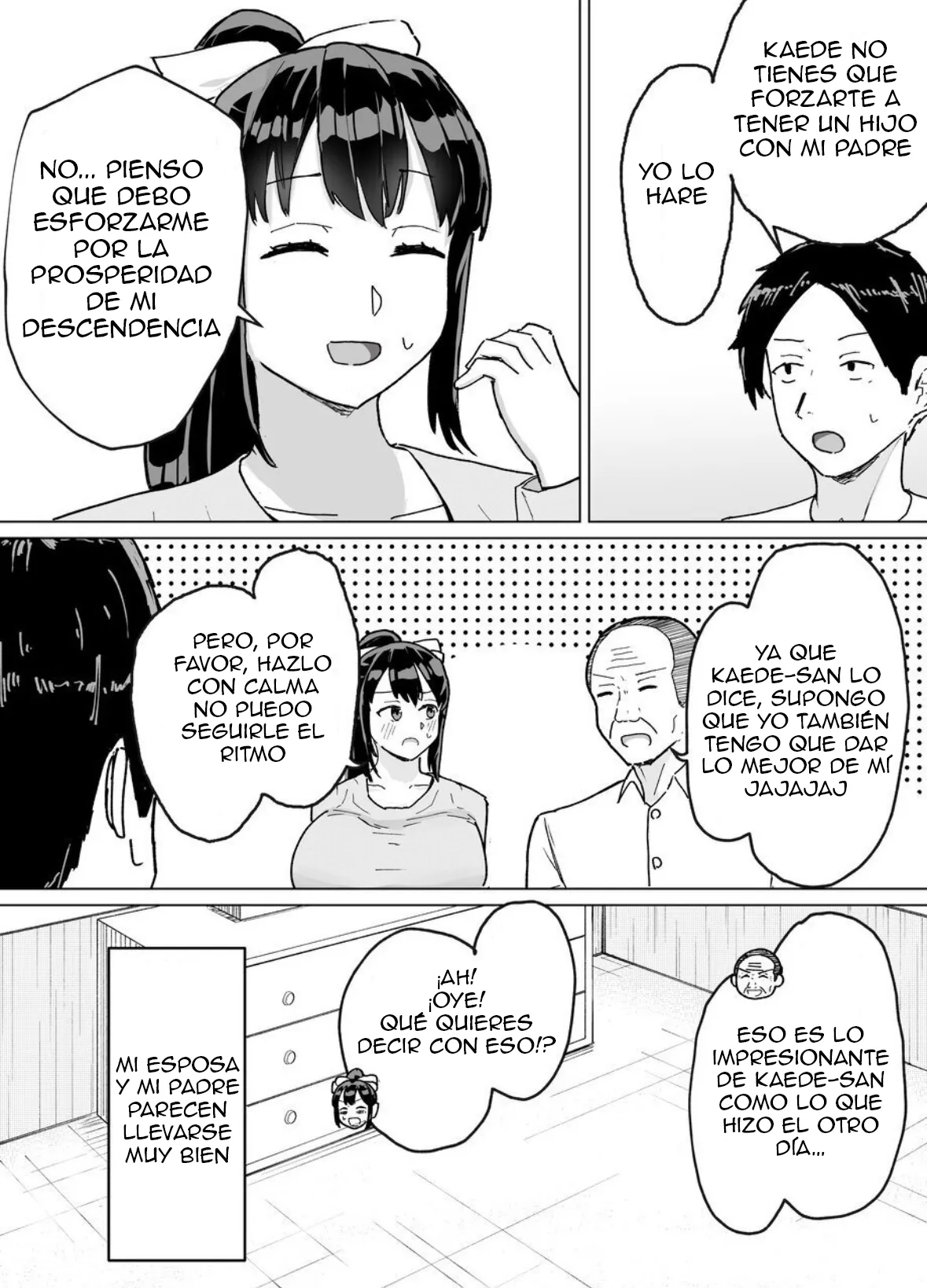 Kaede-san, una mujer casada, y su suegro tienen una tradición familiar de tener hijos page 8 full