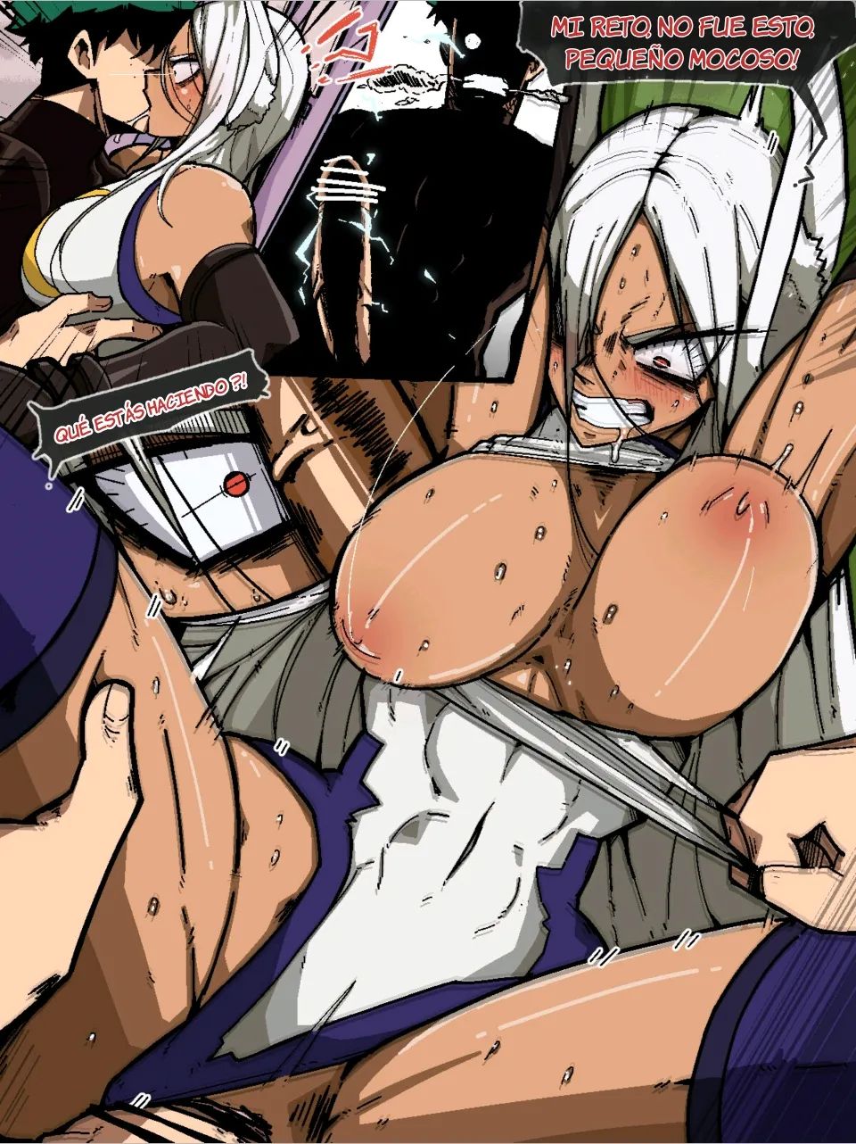 Deku, el Número Uno, VS Mirko page 4 full