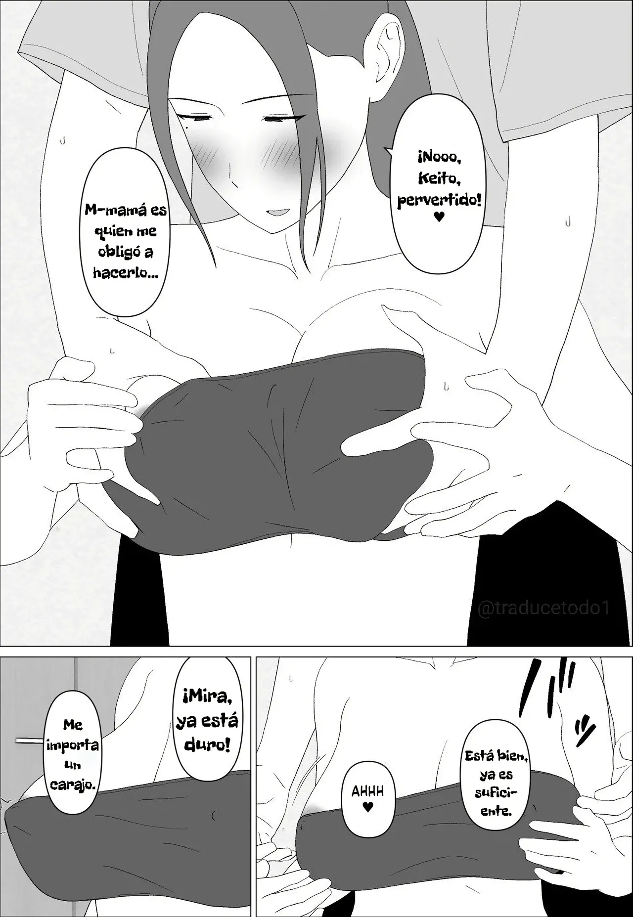 Moto Gradol Haha wa Musuko to Yaritai｜Mi mamá, ex-idol de gravure, quiere acostarse con su hijo page 10 full