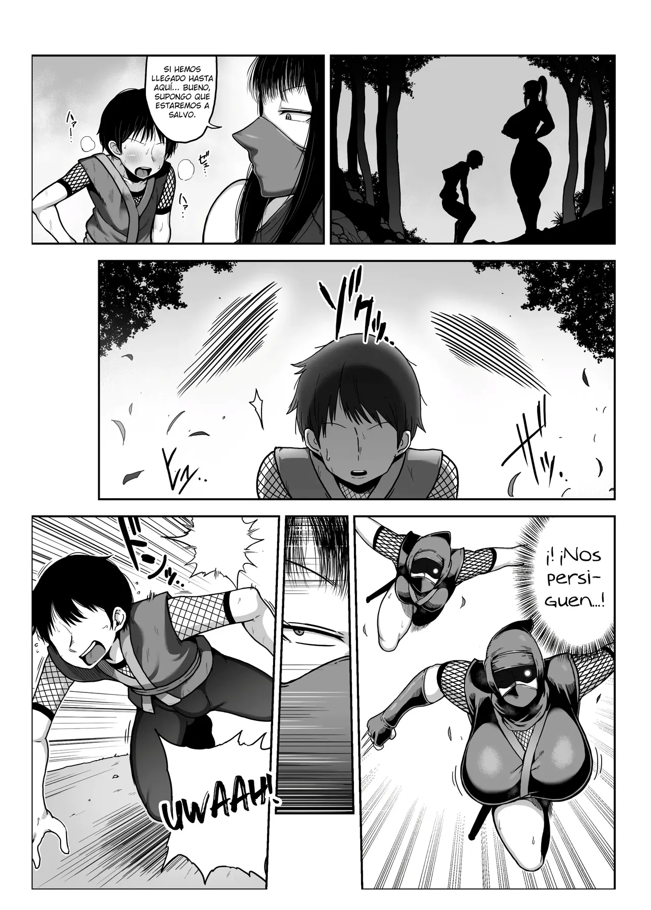 Do Sukebe Kunoichi Momoka-san Chibi Deshi no Dekachin ga Kimochiyo Sugite Dekashiri Yurashi Makuri｜La Kunoichi Puta Momoka-san׃ La Vergota de su Pequeño Discípulo se Siente tan Bien que Ella no Deja de sacudir el Culo page 7 full