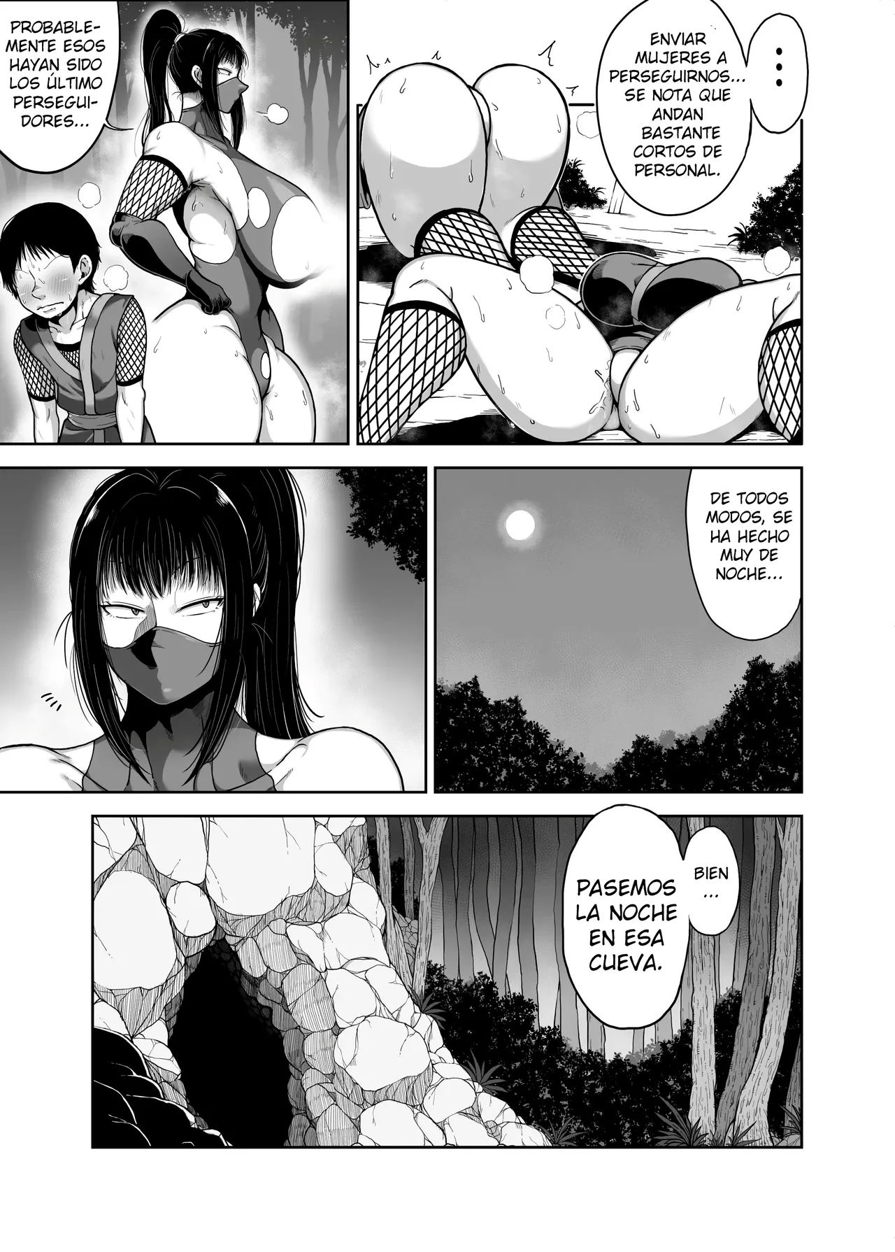 Do Sukebe Kunoichi Momoka-san Chibi Deshi no Dekachin ga Kimochiyo Sugite Dekashiri Yurashi Makuri｜La Kunoichi Puta Momoka-san׃ La Vergota de su Pequeño Discípulo se Siente tan Bien que Ella no Deja de sacudir el Culo page 9 full