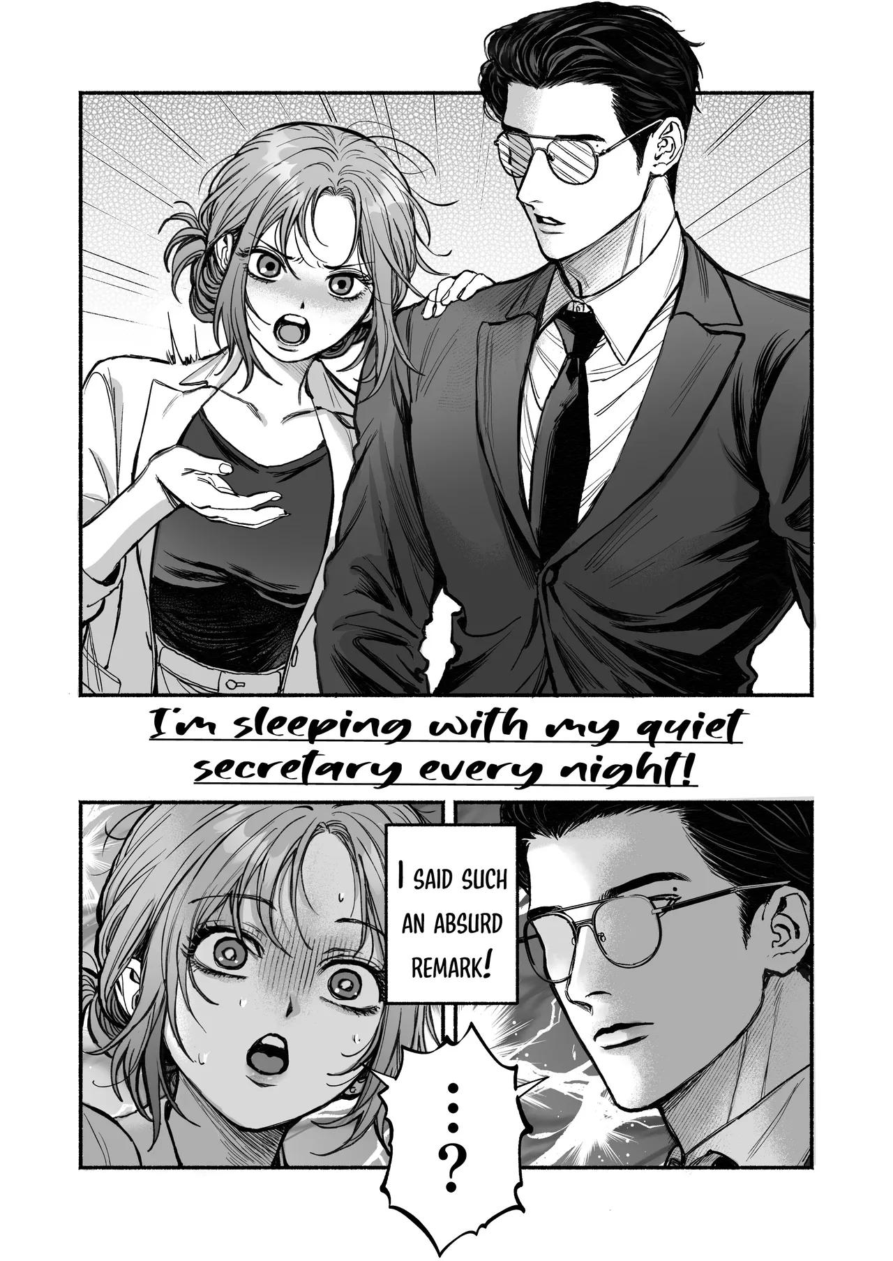 I'm held in my taciturn secretary's arms every night. page 3 full