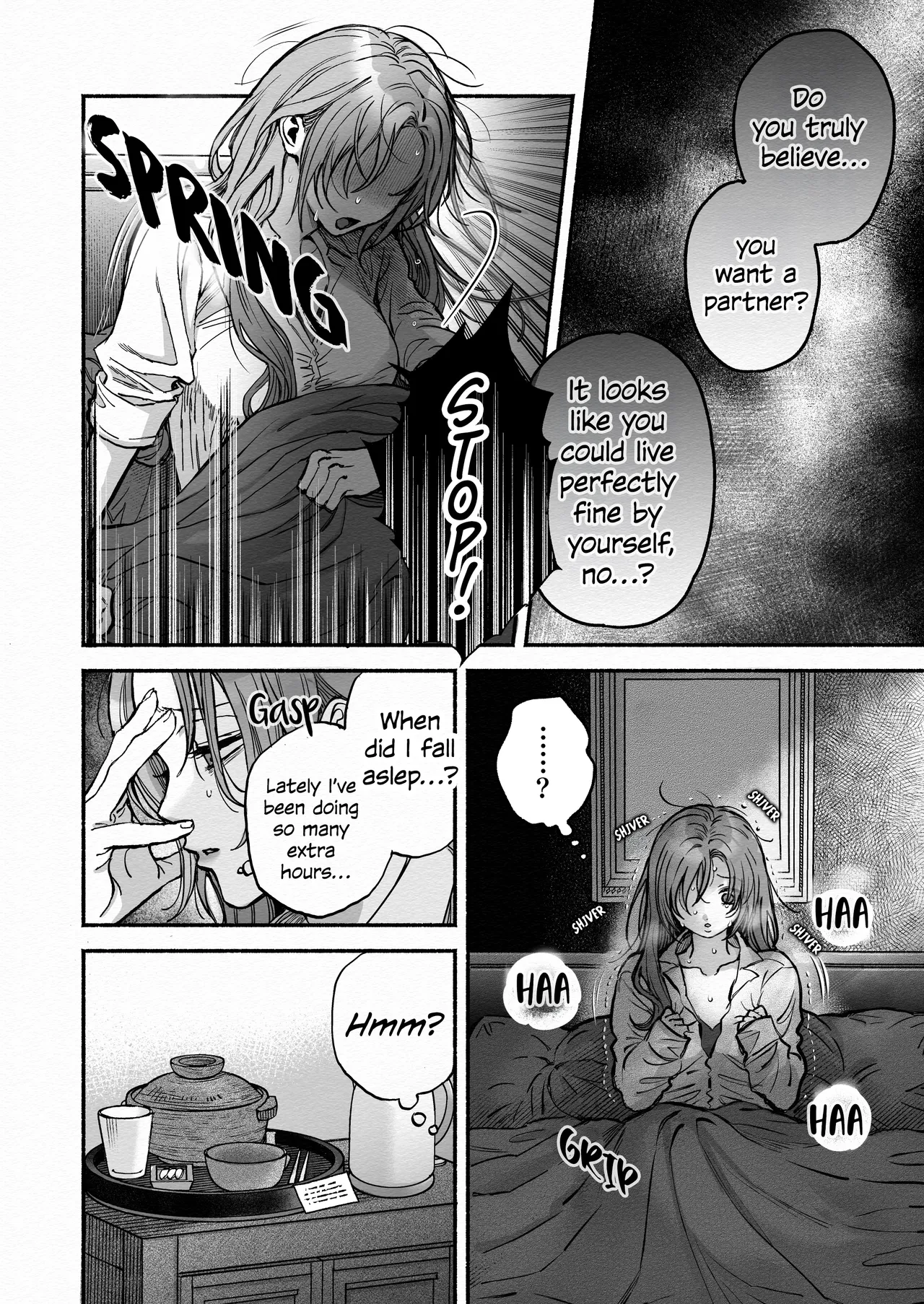 I'm held in my taciturn secretary's arms every night. page 7 full