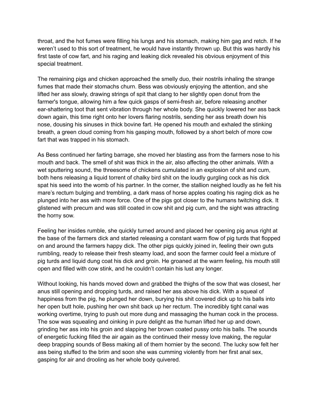 Animal Orgy at the Farm page 4 full