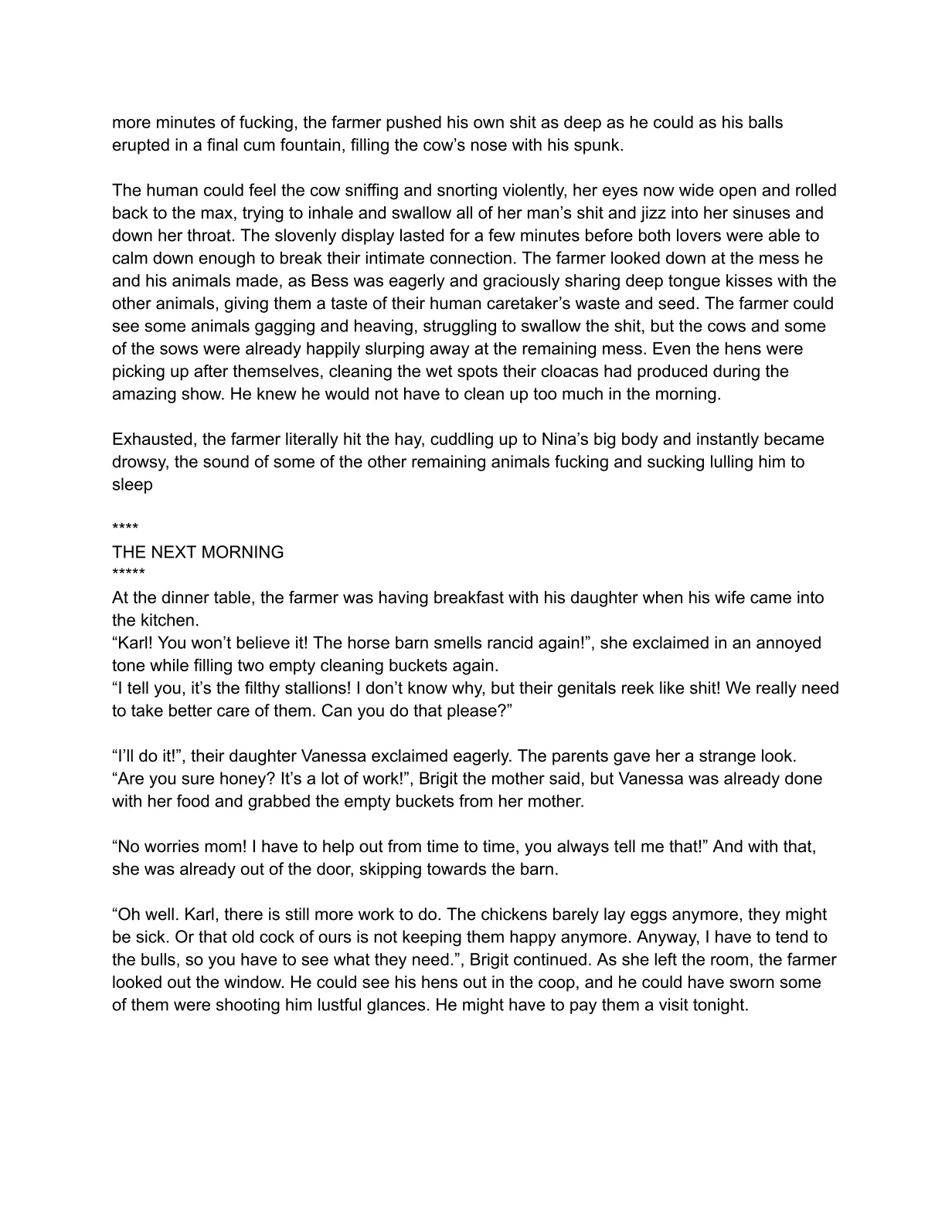 Animal Orgy at the Farm page 7 full