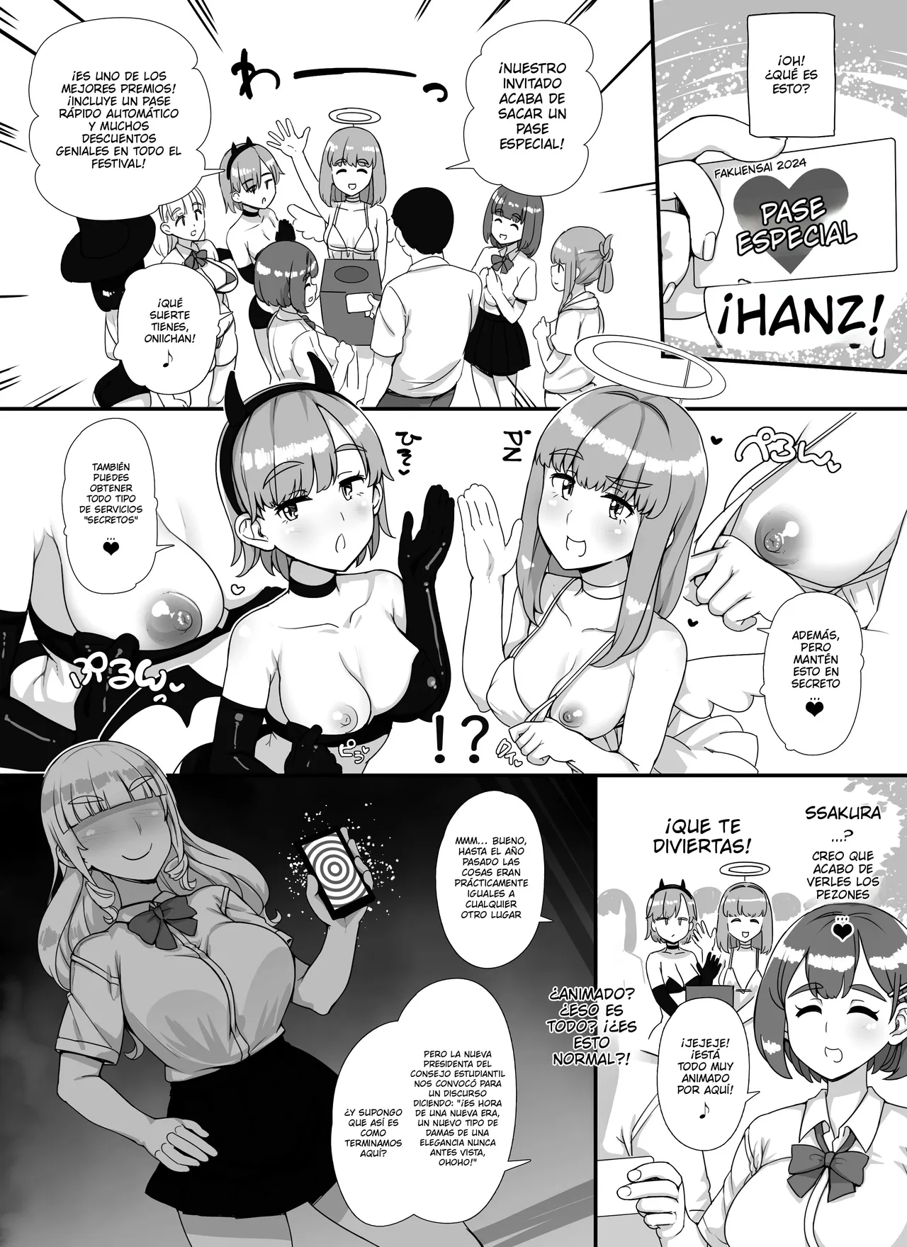 Fuuzoku Gakuensai e Youkoso! - Ichinichime page 7 full