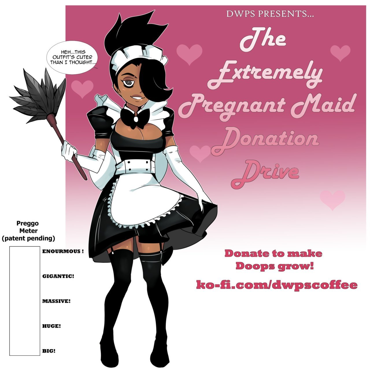 The Extremely Pregnant Maid Donation Drive page 1 full