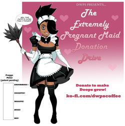 The Extremely Pregnant Maid Donation Drive