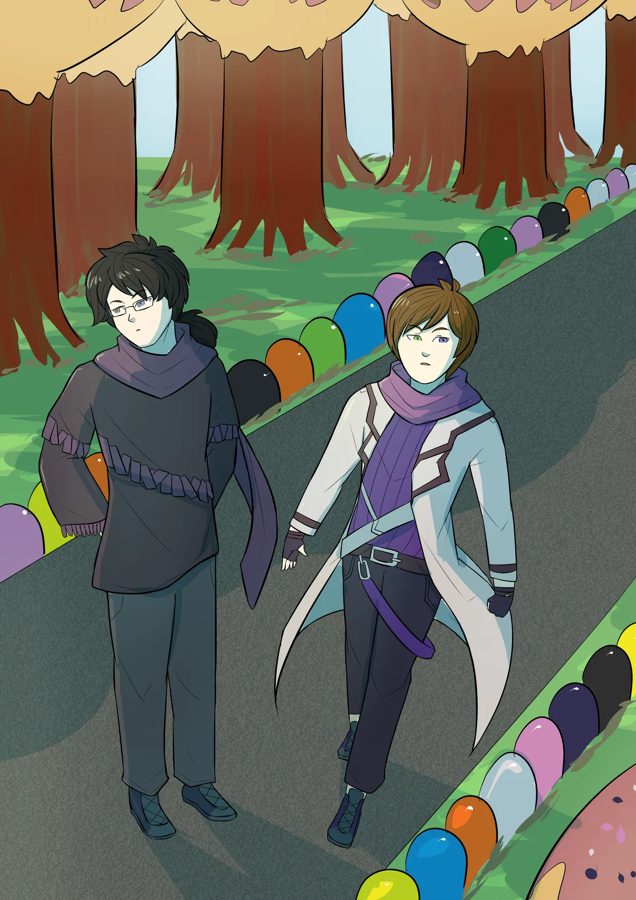 Xenon and Azariah in Candy Land page 1 full