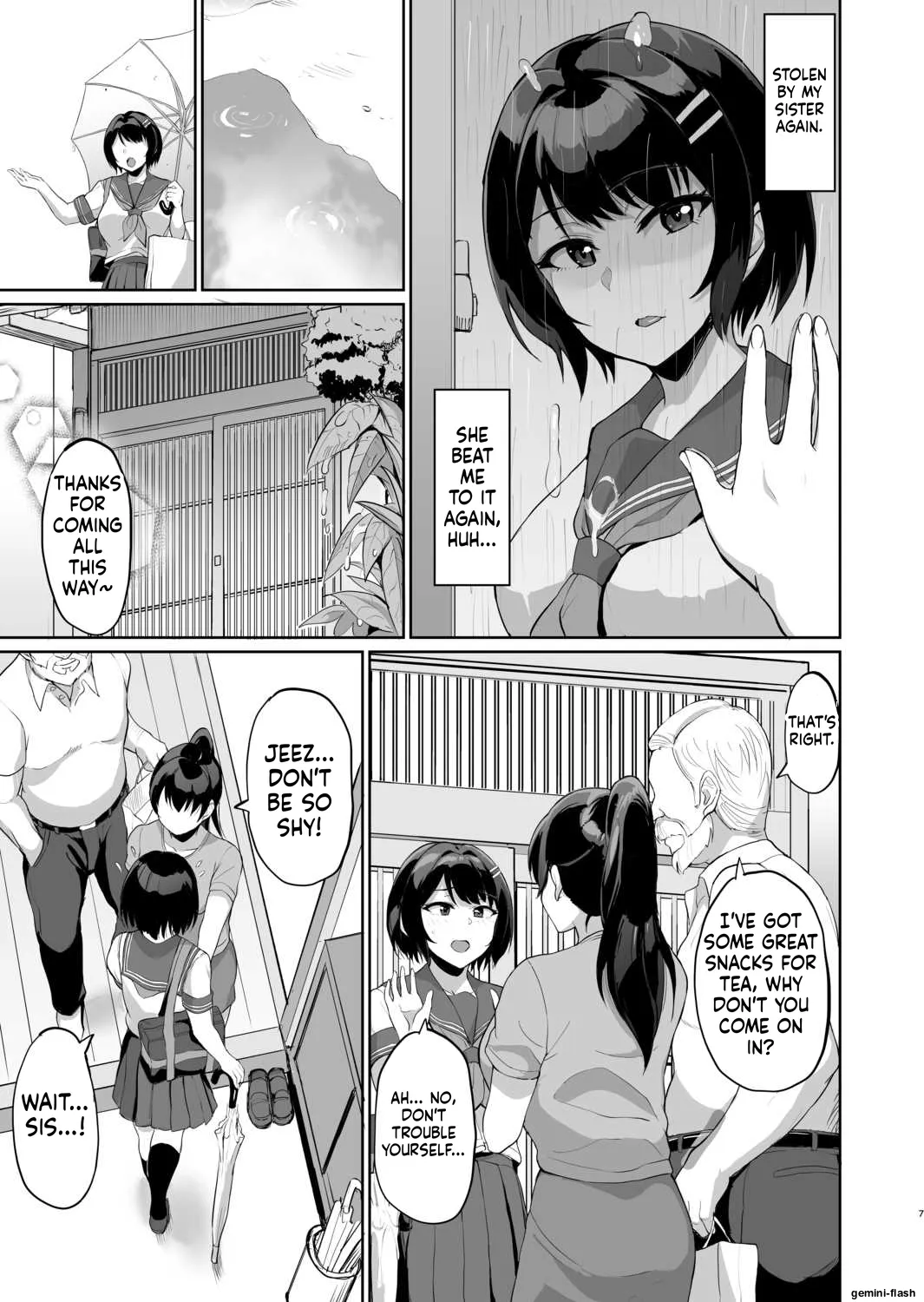 Moto papa katsu aite to no himitsu no SEX ~ gifu kara no teishuku shiken ~ page 9 full