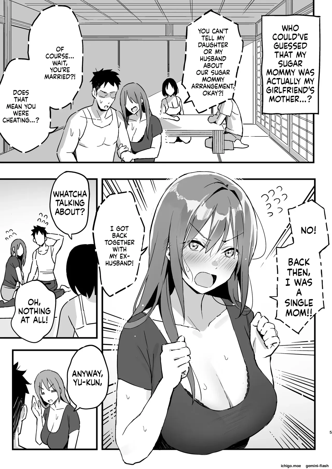 Kanojo no Mama wa Mamakatsu no Mama datta. page 4 full