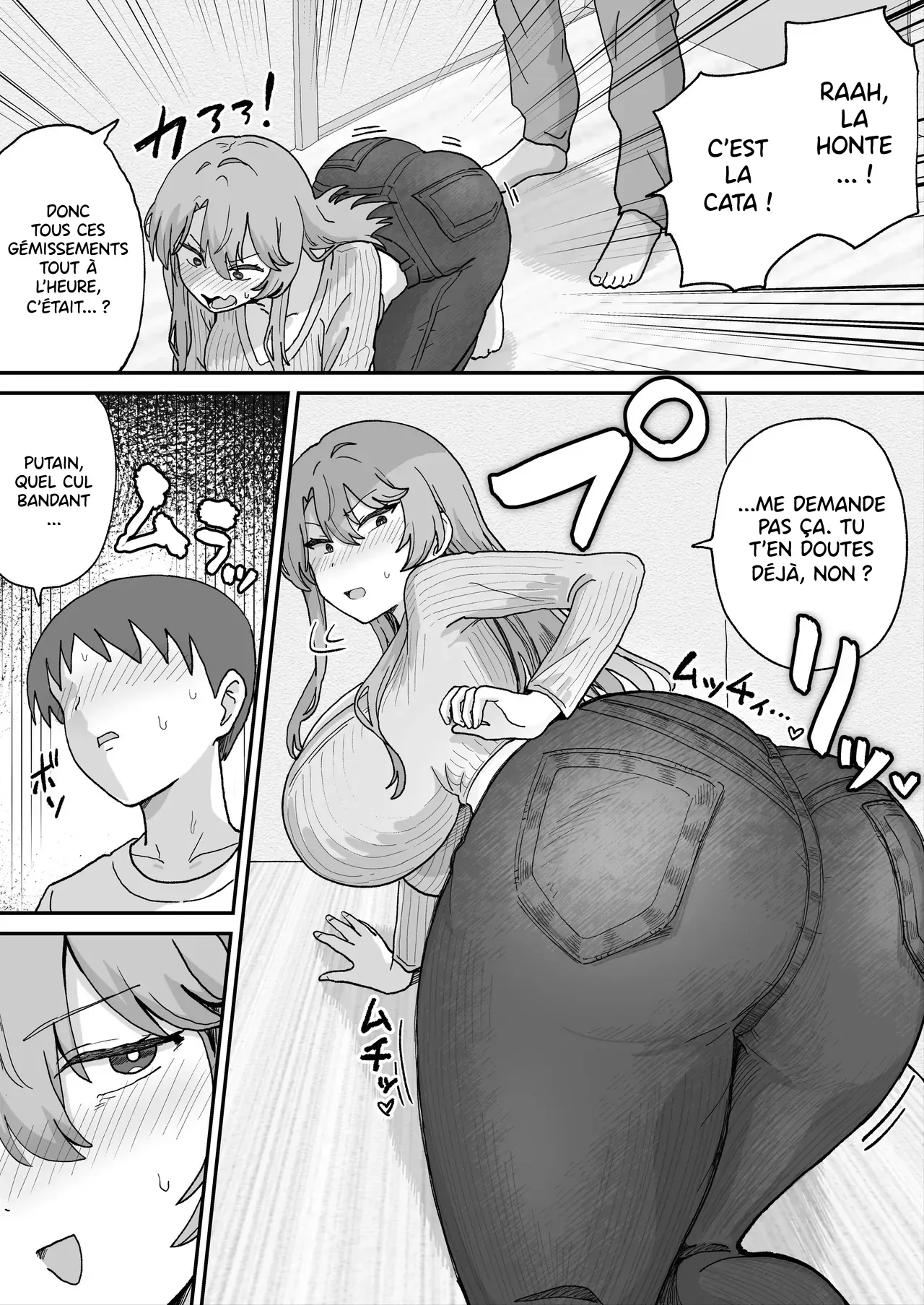 Onabare Shita Gal Mama wa Yokkyuu Fuman de Hatsujouchuu | Surprise en train de se masturber, la femme gal frustrée et en chaleur page 7 full