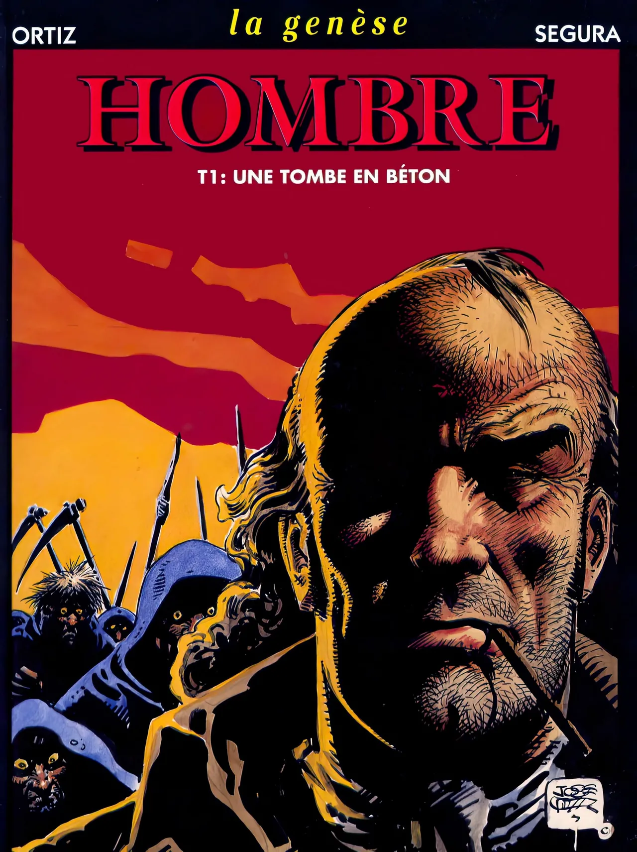 Hombre - T6  - Une tombe en beton page 1 full
