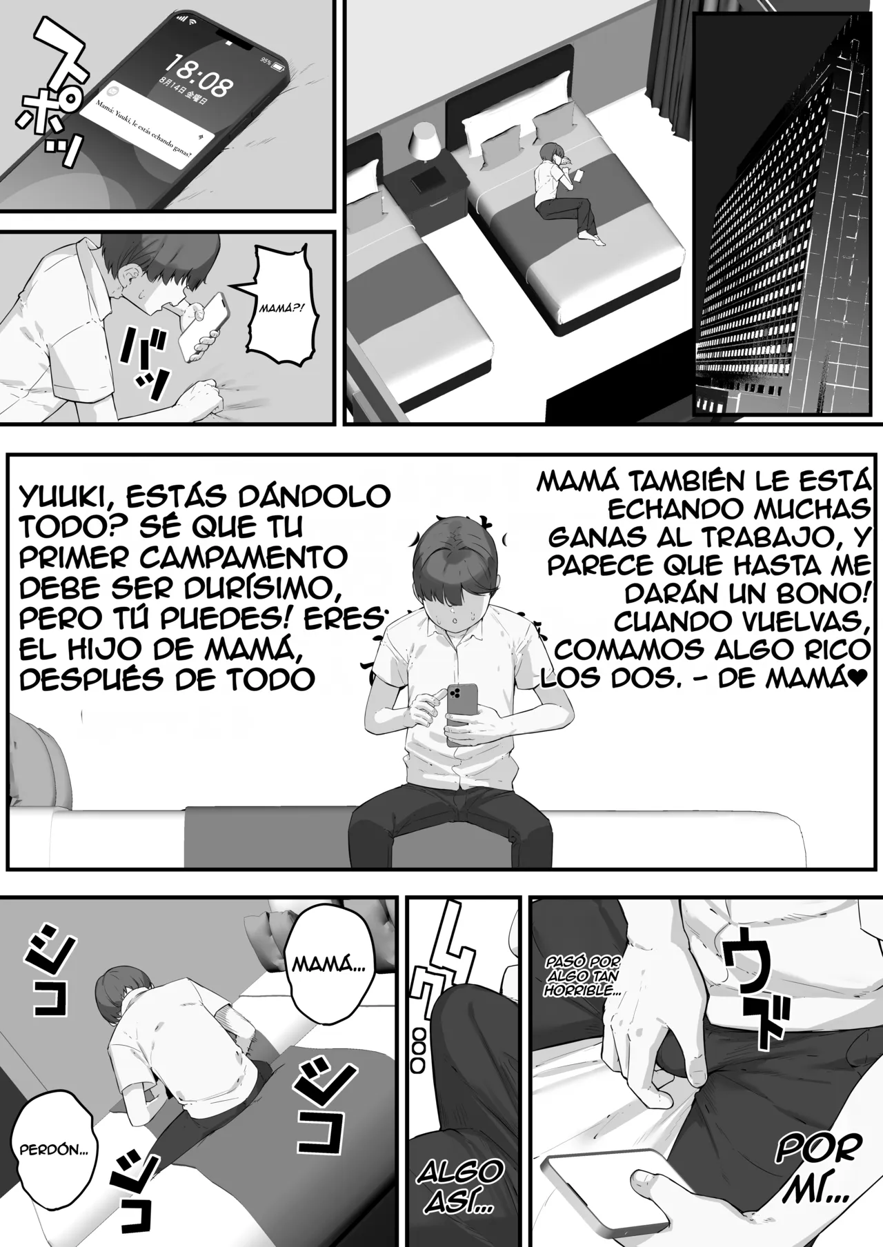 Tare Nagachichi Kaa-san wa Chara Otoko ni Netorareru 3 | Mamá de tetas largas y caídas es seducida por un mujeriego page 8 full