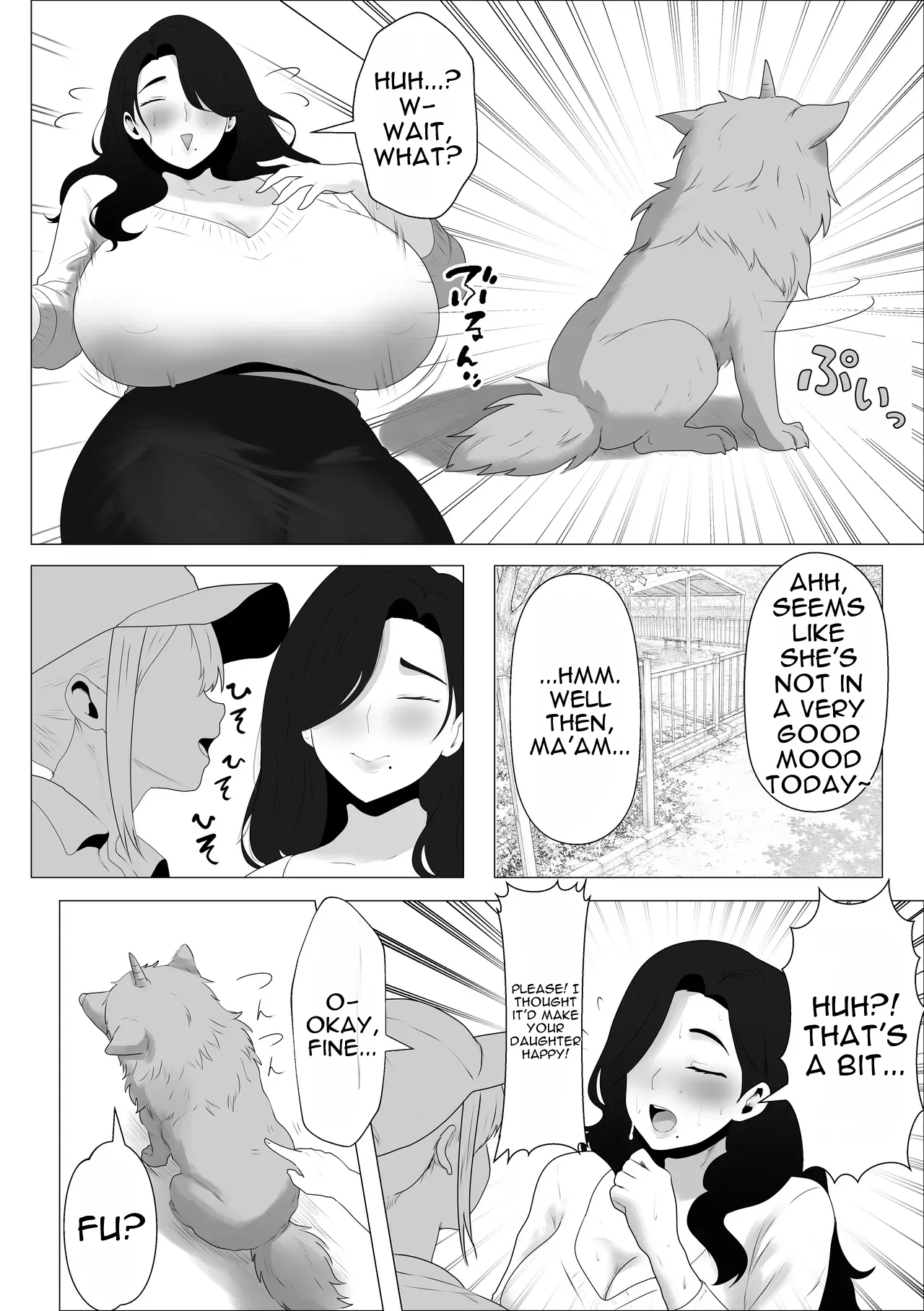 The Story of How the Big-Breasted Wife Had a Real Mating Session at a Monster Petting Experience page 4 full